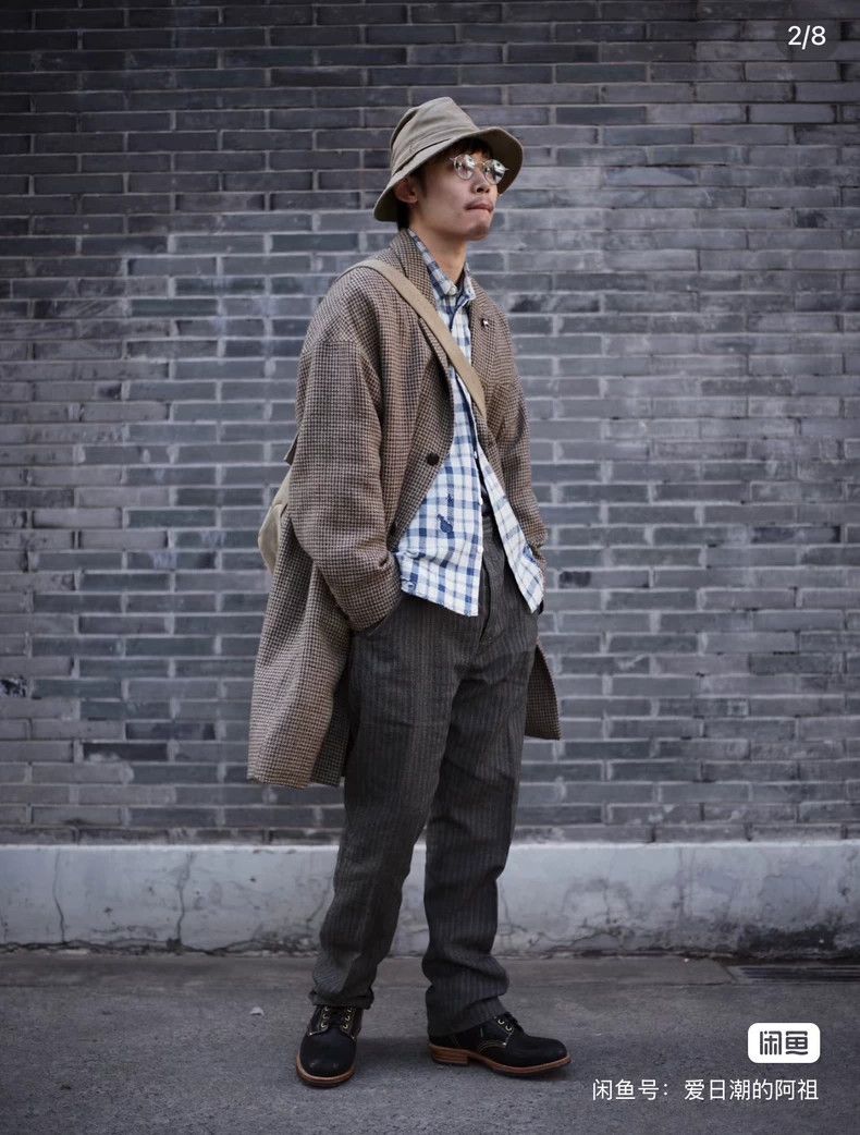 Visvim visvim21aw Hammons Coat Tweed Houndstooth coat 2503-Nextarr Size US M / EU 48-50 / 2 - 2 Thumbnail