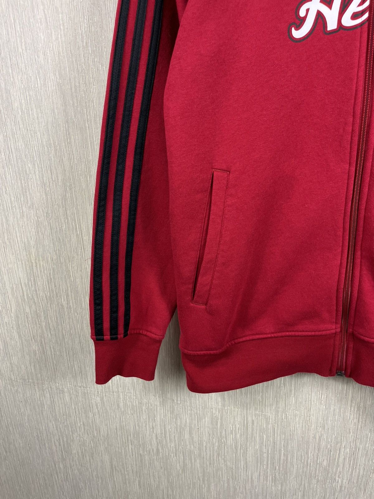 Adidas Vintage Sample Adidas Miami Heat track y2k zip hoodie bloke Size US M / EU 48-50 / 2 - 9 Thumbnail