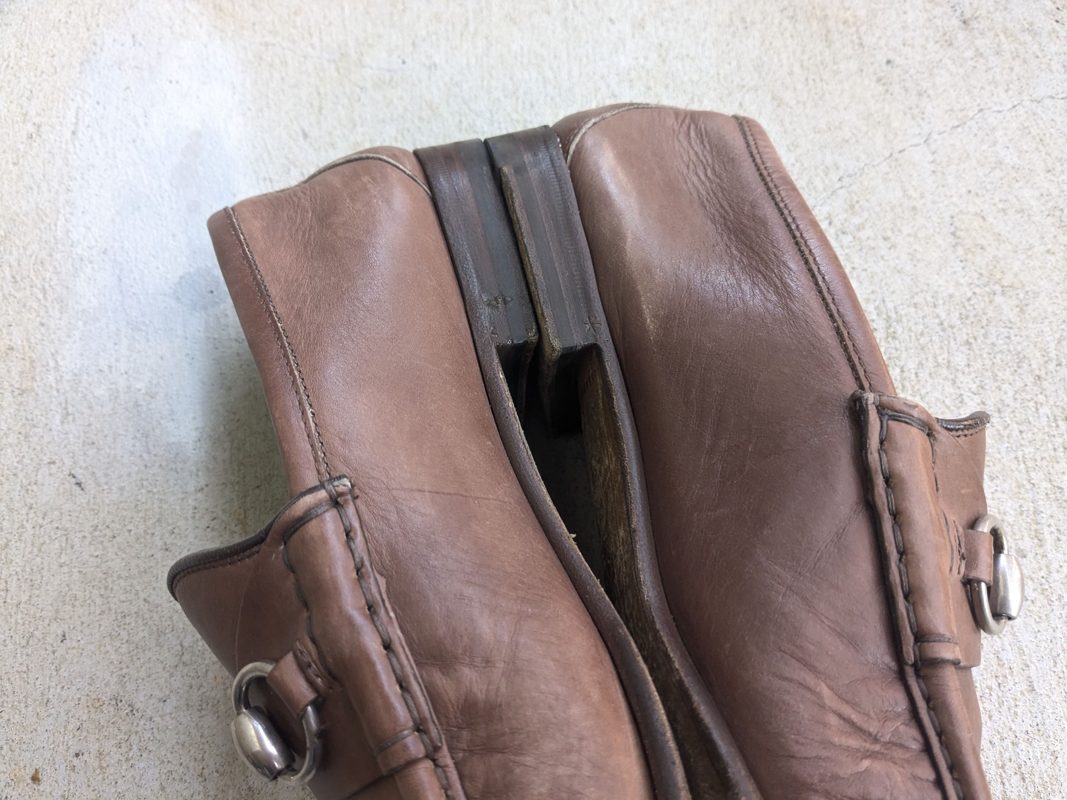 Gucci × Tom Ford Gucci Horsebit Loafers Brown 8.5 Rubber Leather Size US 8.5 / EU 41-42 - 7 Thumbnail