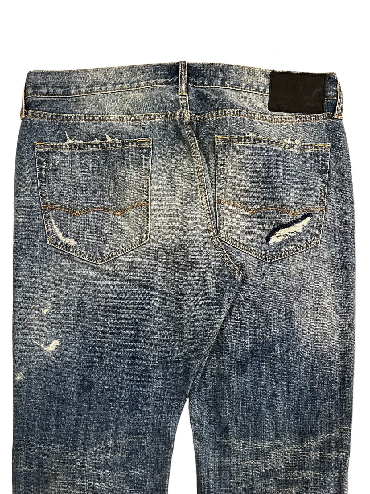 Le Grande Bleu (L.G.B.) Vintage American Eagle Outfitters Boro Distressed Loose Jean Size US 36 / EU 52 - 4 Thumbnail