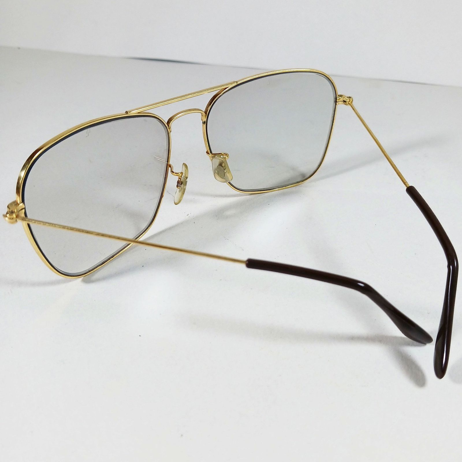 Bausch & Lomb Ray‑Ban B&L Caravan Gold‑Filled USA Photogray Sunglasses Size ONE SIZE - 12 Thumbnail