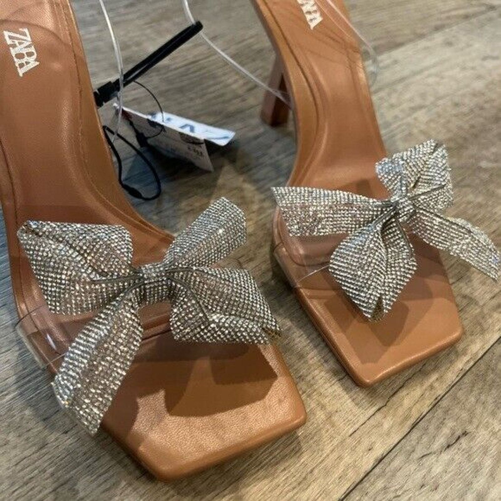 Zara ZARA BLOGGER FAVE!!! Embellished Heels NWT (US 8) Size US 10 / IT 40 - 13 Thumbnail