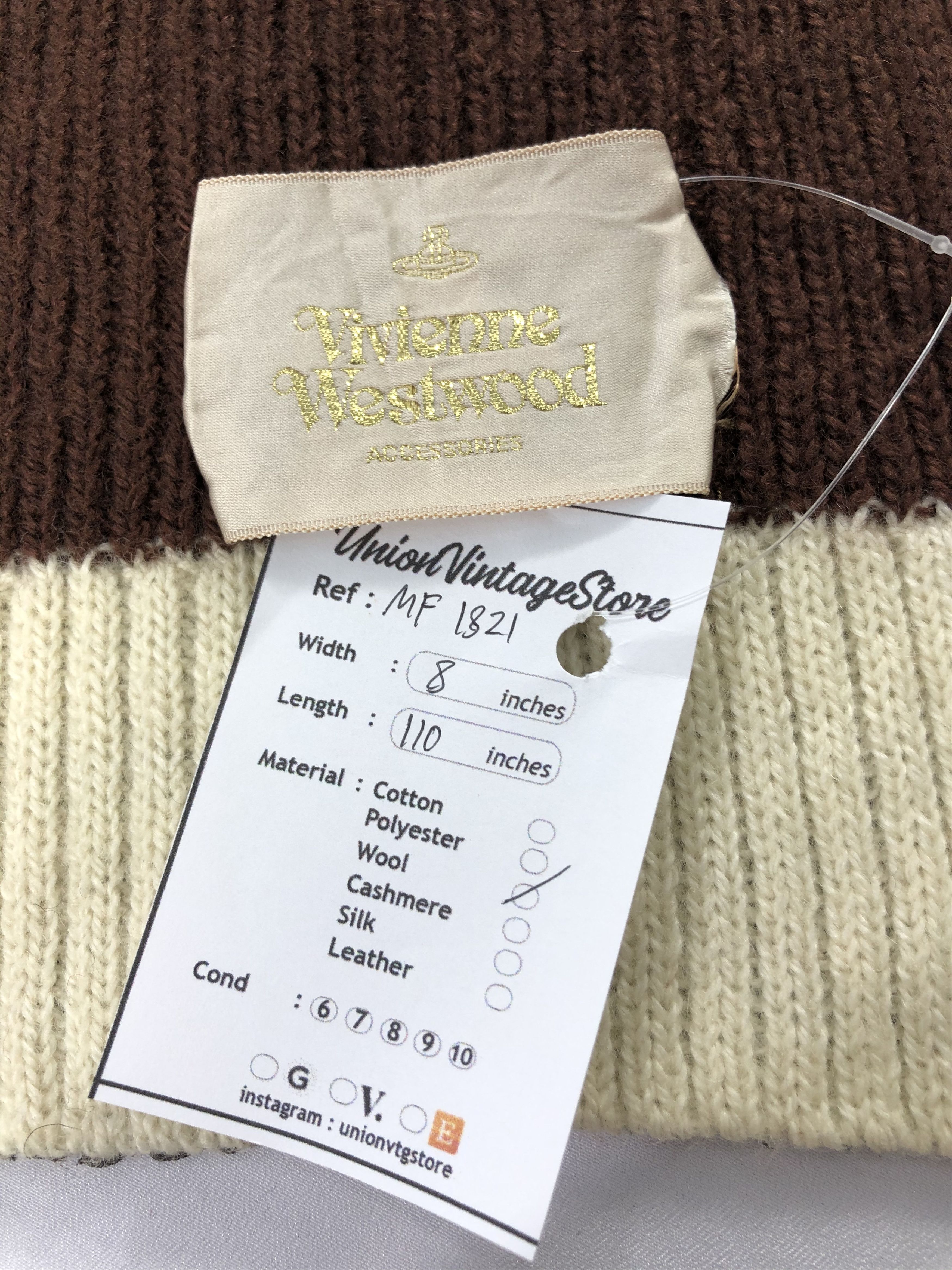 Vivienne Westwood Vintage Vivienne Westwood Scarf/Muffler/Neckwear MF1821 Size ONE SIZE - 5 Thumbnail
