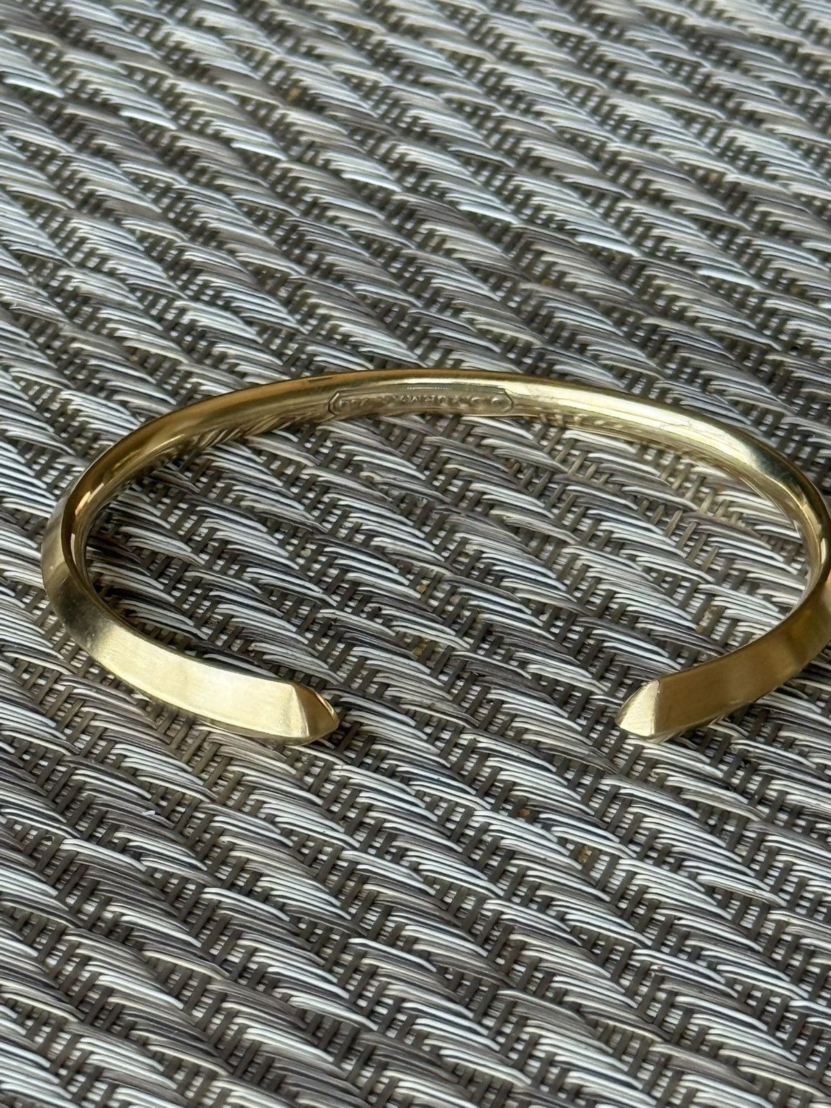 David Yurman Rare David Yurman Roman Cuff Bracelet Bangle 18K Solid Gold Size ONE SIZE - 9 Thumbnail