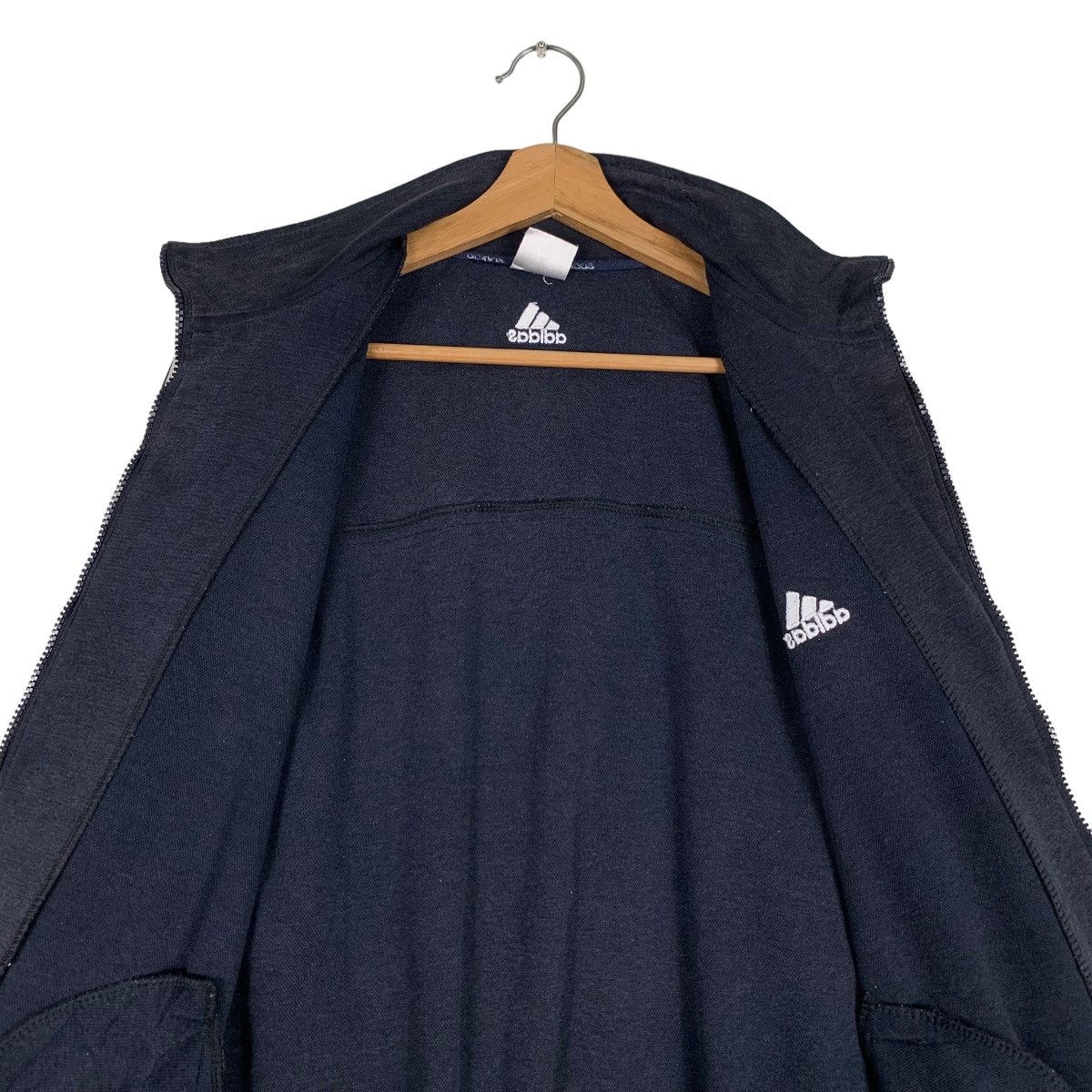 Adidas ADIDAS Embroidery Small Logo Track Top Sweater #0566-C26 Size US XXL / EU 58 / 5 - 13 Thumbnail