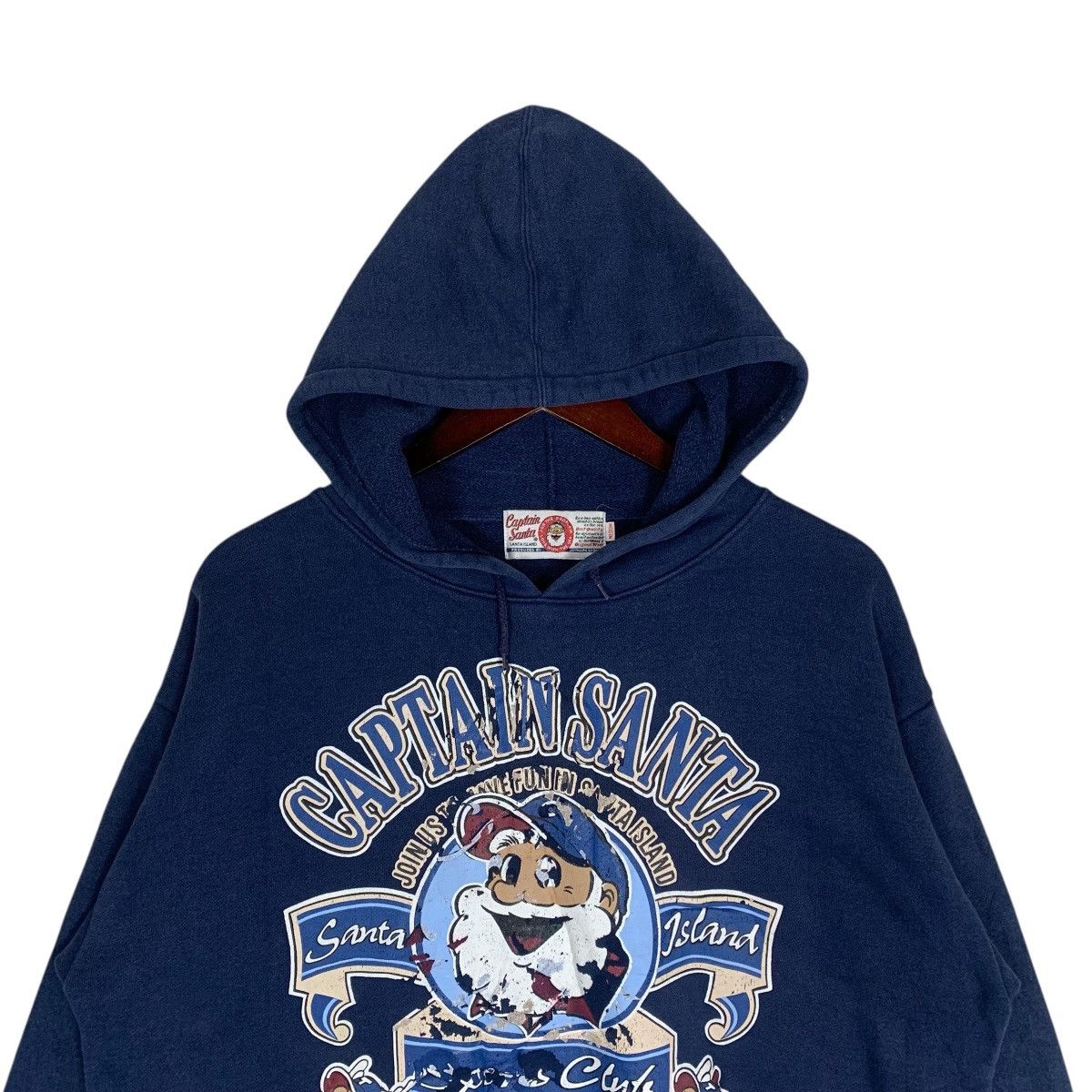 Vintage Vintage Captain Santa JapaneseBrand StreetWear Hoodie Size US L / EU 52-54 / 3 - 3 Thumbnail