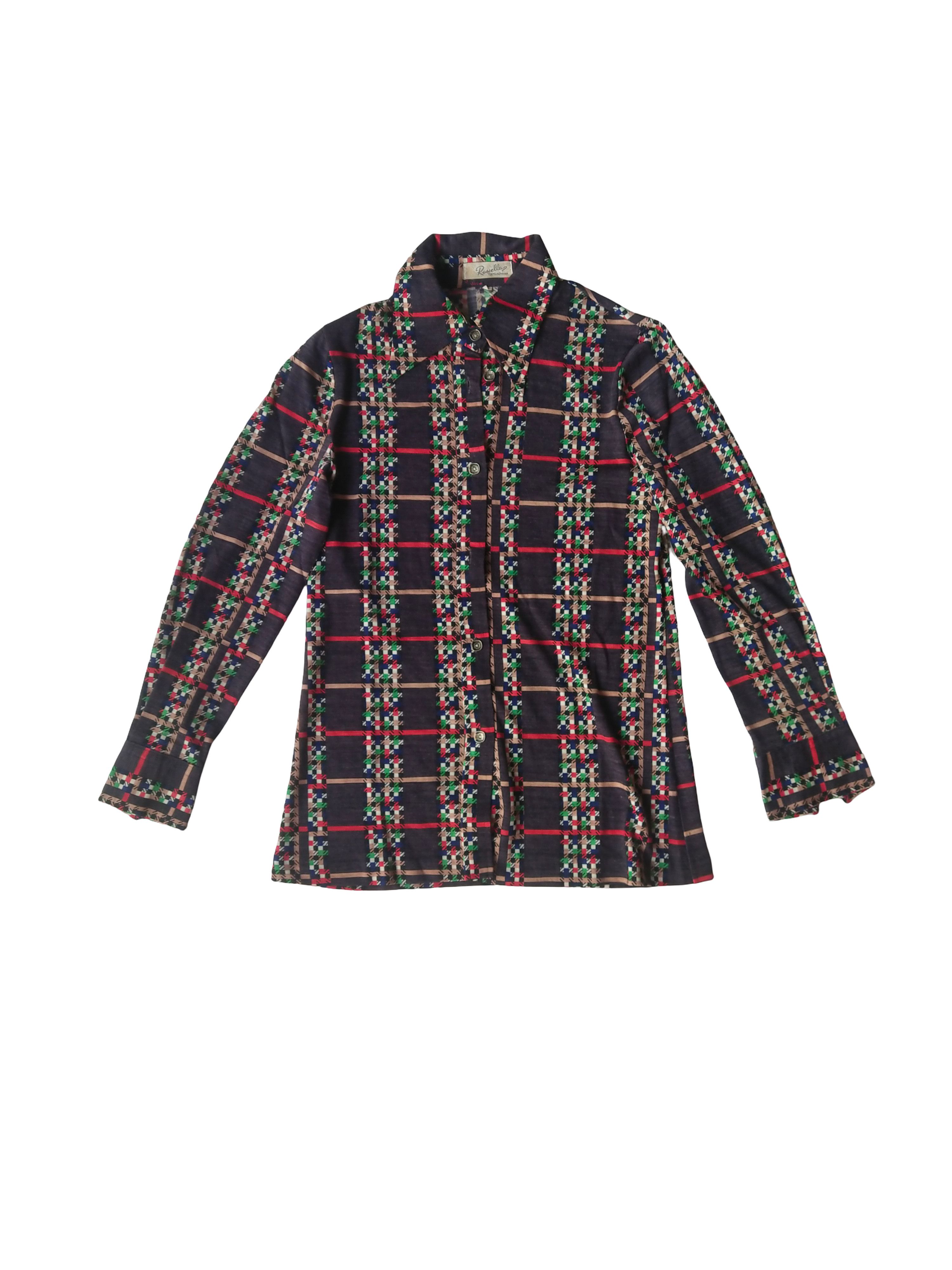 Vintage Vintage 90s Rossella Plaid Button Up Shirt Japan Size S / US 4 / IT 40 - 1 Thumbnail