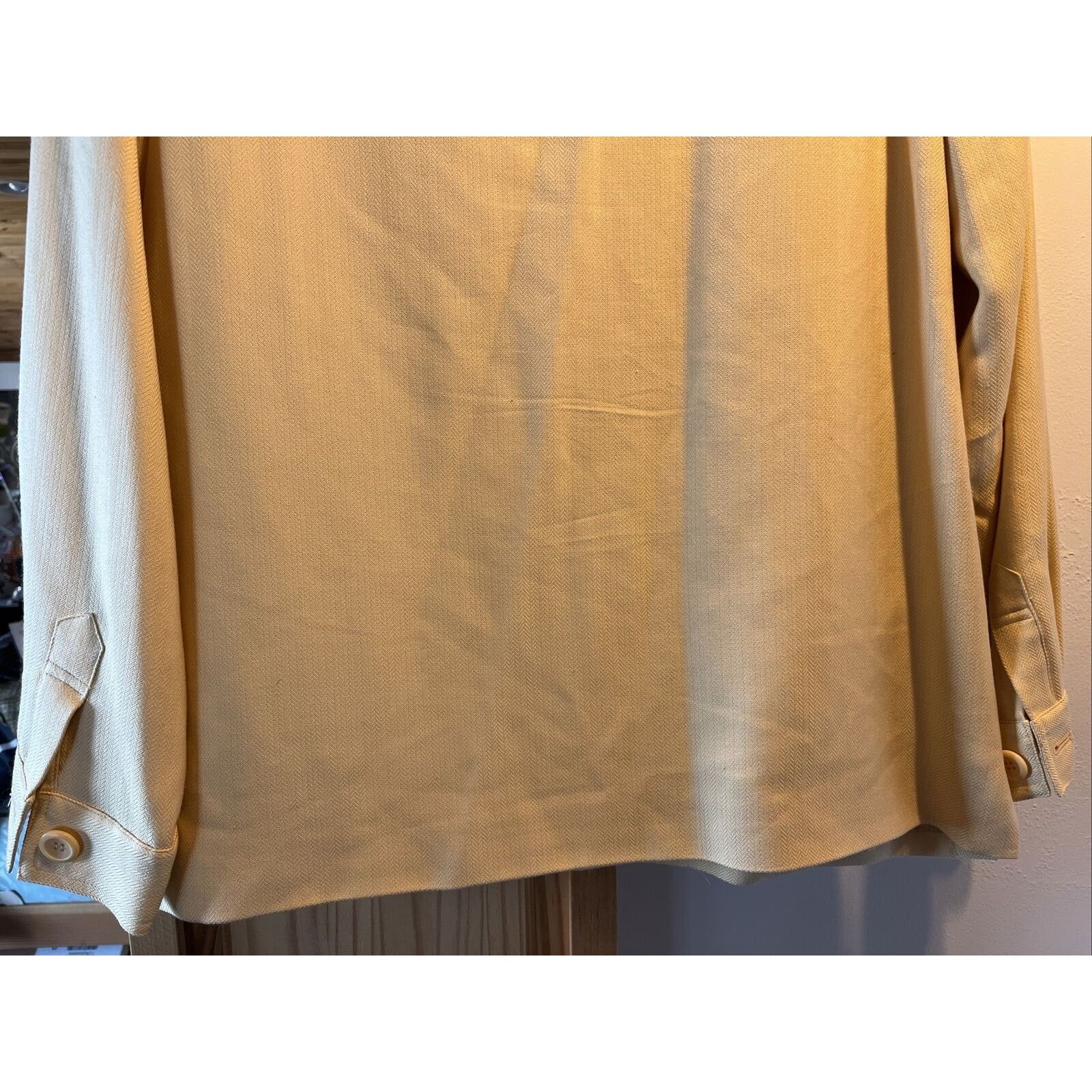 Pendleton Pendleton Womens 14 Wool Silk Blend yellow Dress Suit Blazer Size XL / US 12-14 / IT 48-50 - 17 Thumbnail