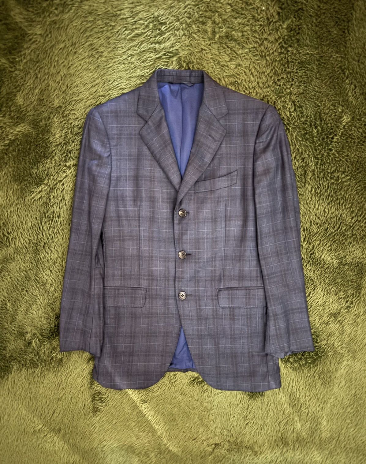 Loro Piana Loro Piana Fabric Japanese Tailor-Made Check Blazer Size 40S - 1 Thumbnail