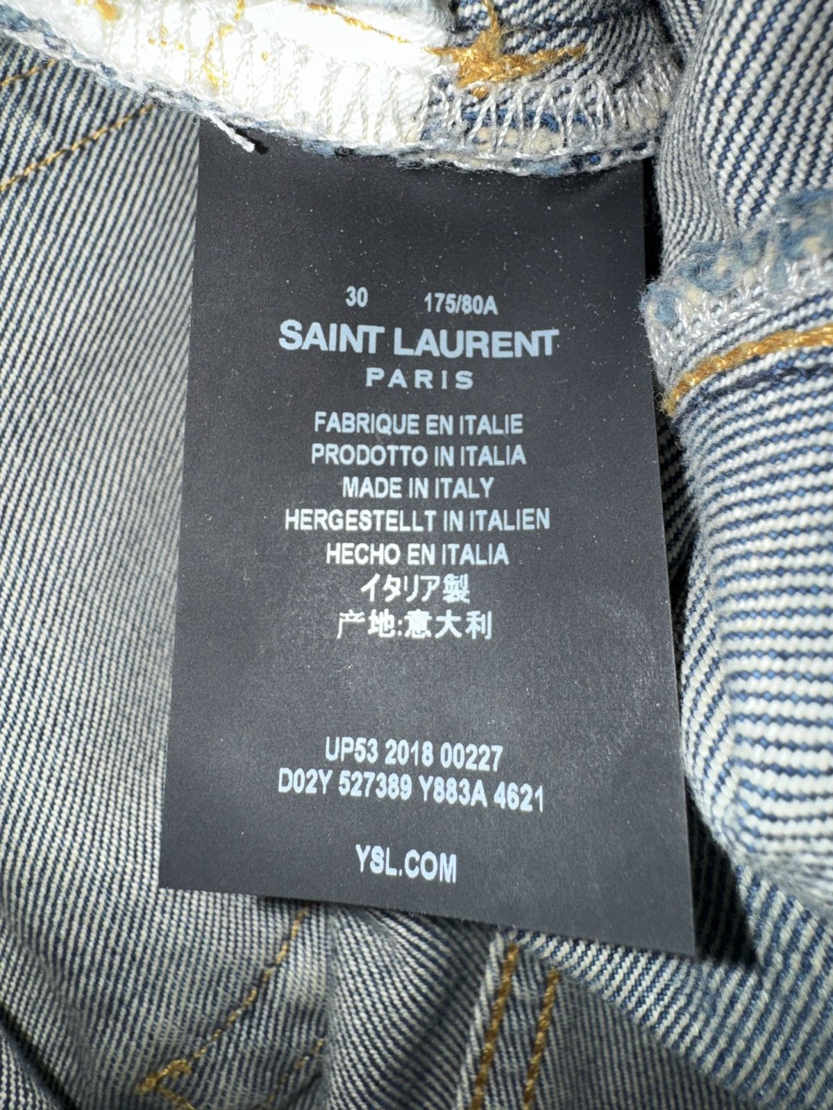 Saint Laurent Paris Saint Laurent Denim D02 Size US 30 / EU 46 - 4 Thumbnail