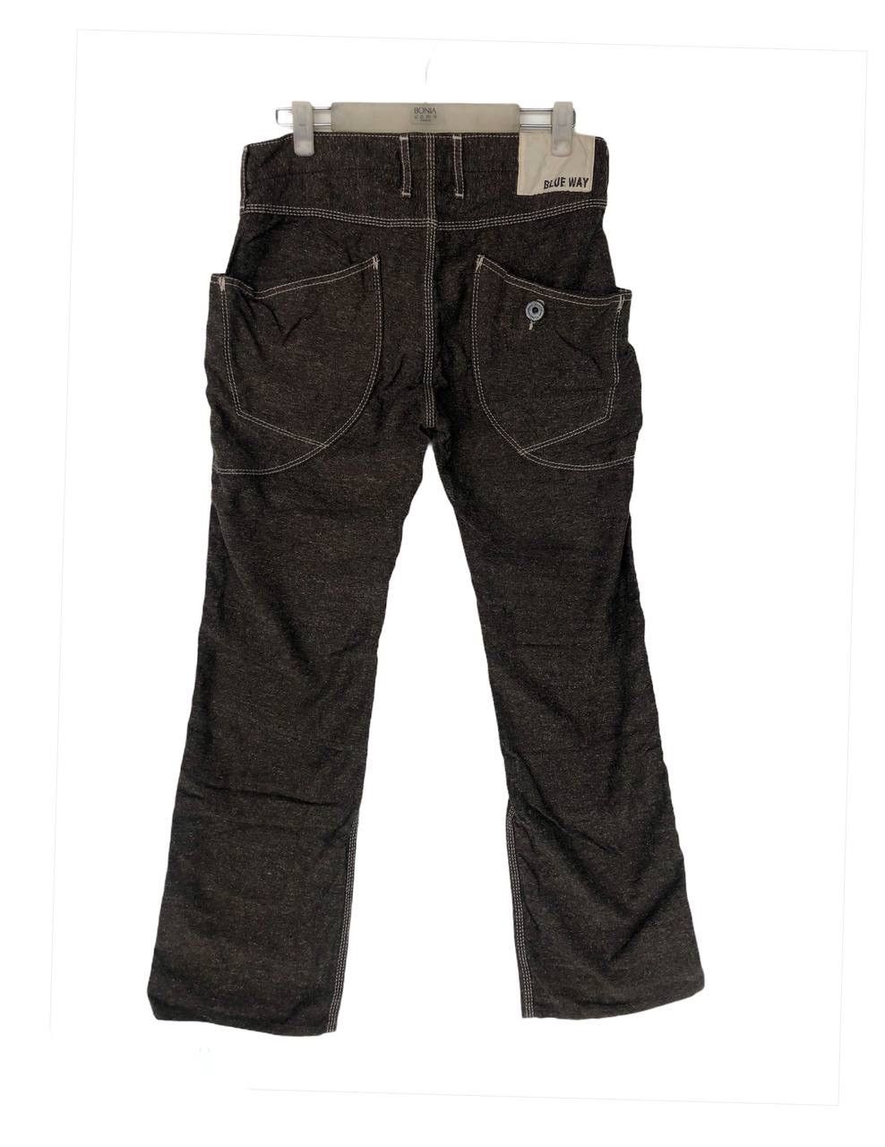 Japanese Brand Blue Way Japan Bush Pants Cargo Denim Jeans Wide Leg Flare Size US 31 - 1 Thumbnail