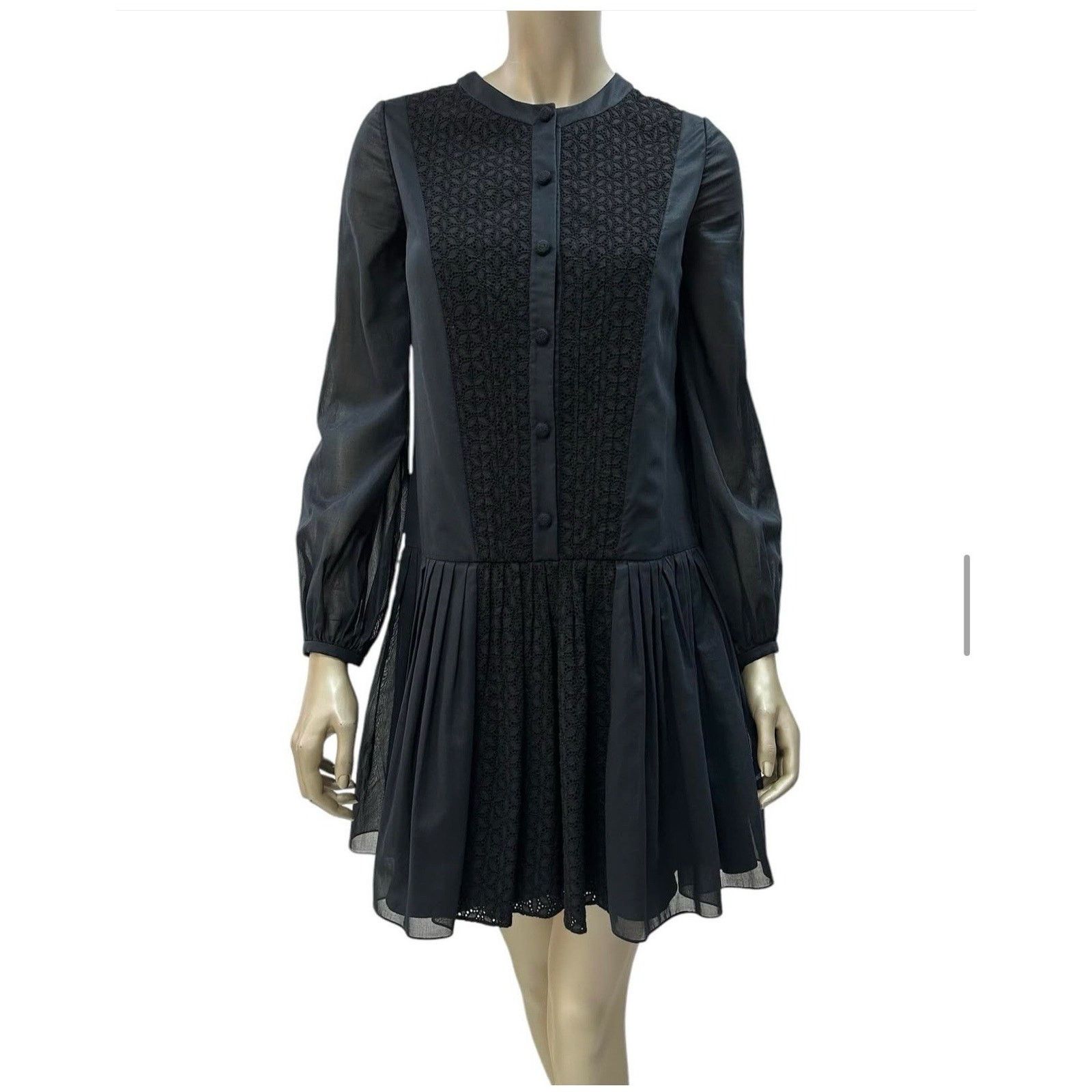 Saint Laurent Paris Saint Laurent Mid-length dress Sz.38 Size S / US 4 / IT 40 - 1 Thumbnail