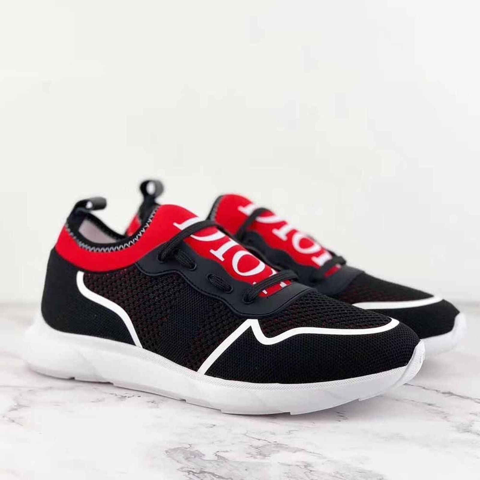 Dior Dior Mens B21 Tech Knit Low Top Flat Trainer Sneakers 44 11 Size US 11 / EU 44 - 3 Thumbnail