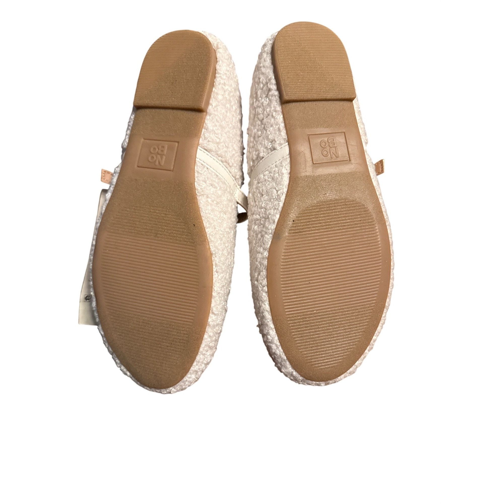 Other No Boundaries Womens White Sherpa Mary Jane Flats Size 7 Coz Size US 7 / IT 37 - 5 Thumbnail