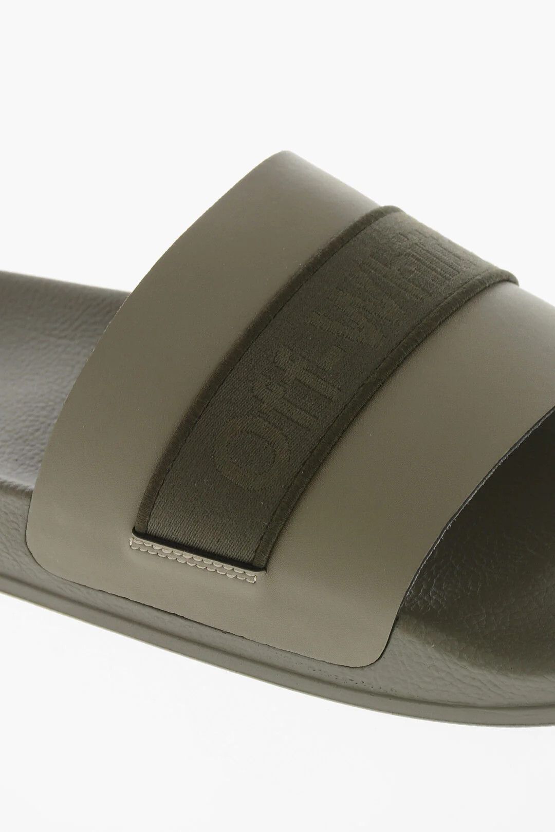 Off-White og1mm0426 Rubber Slides in Green Size US 15 / EU 48 - 4 Thumbnail