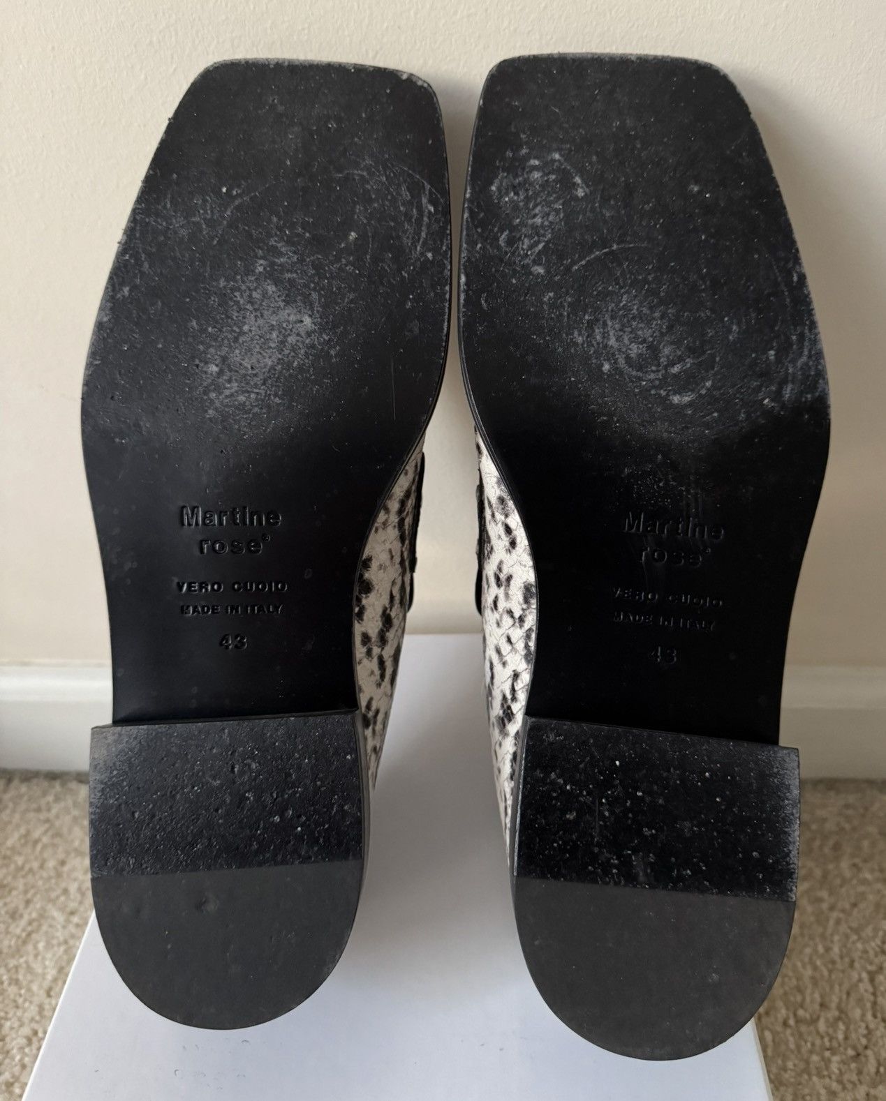 Martine Rose Martine Rose Square Toe Mules Size US 10 / EU 43 - 5 Thumbnail