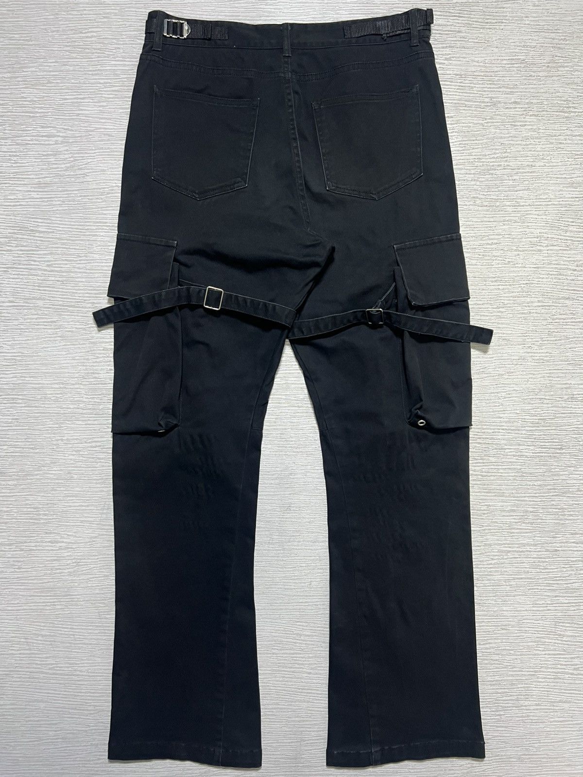 Vuja De Vuja De - Bondage Flared Cargo Pants Size US 30 / EU 46 - 2 Thumbnail