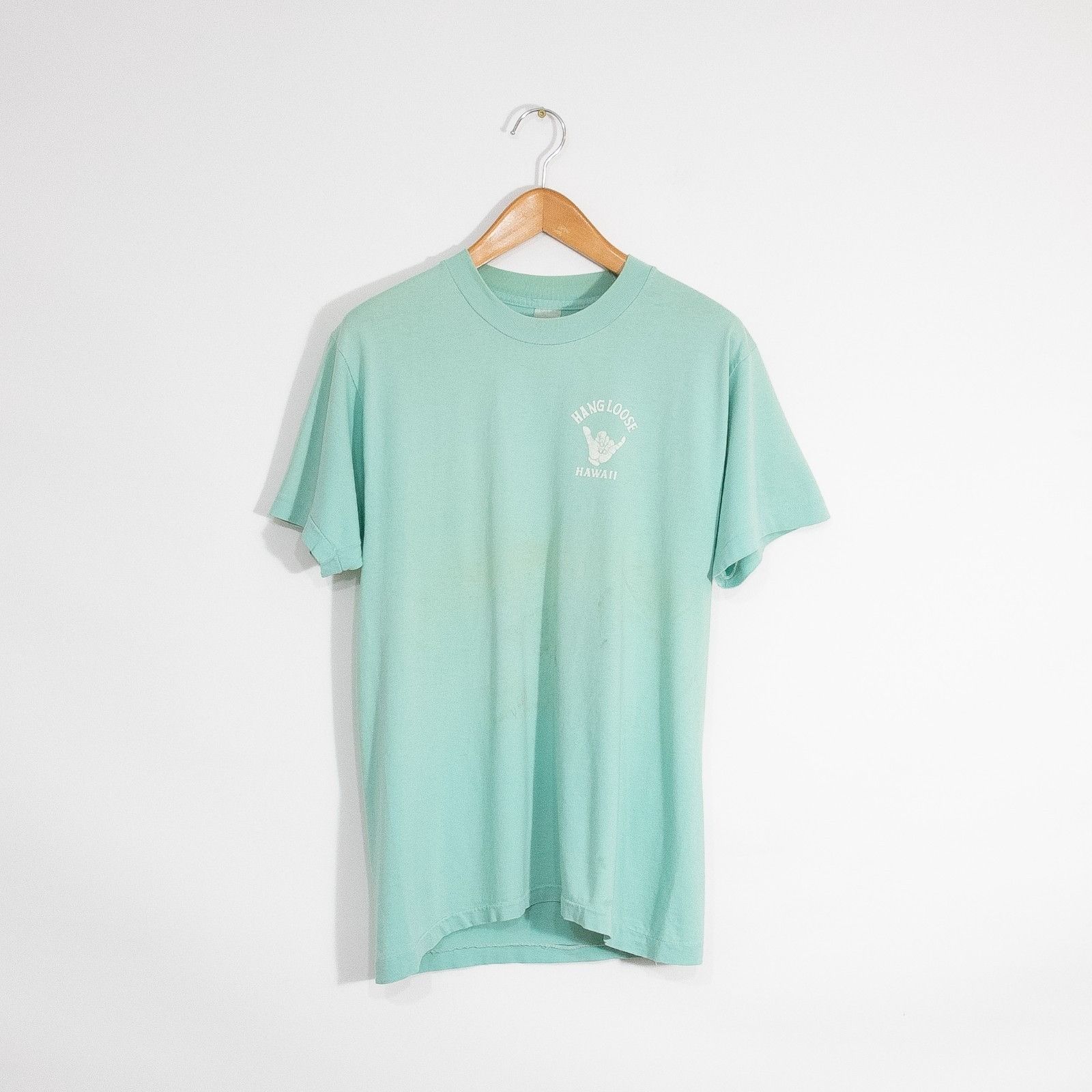 Vintage Vintage 80s Hang Loose Hawaii T Shirt Medium Single Stitch Size US M / EU 48-50 / 2 - 1 Thumbnail