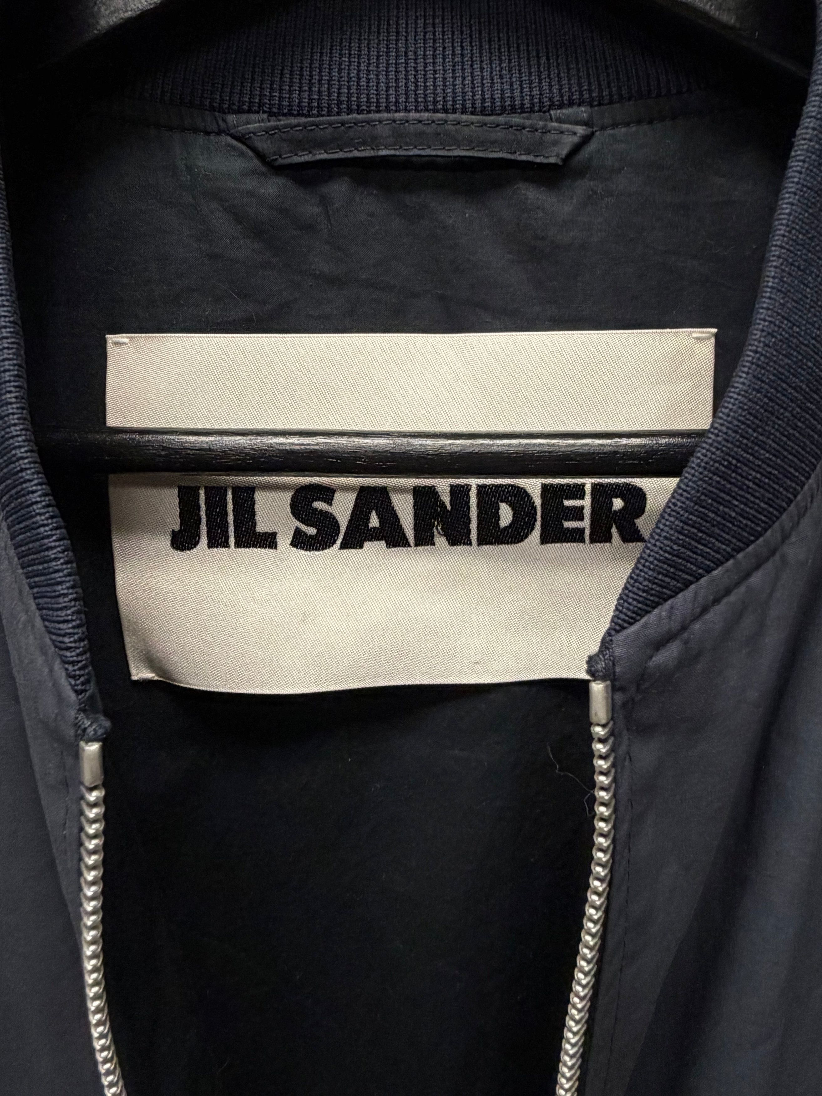 Jil Sander Jil Sander Military Inspired Navy Blue ‘Shell’ Light Bomber Jacket Size US M / EU 48-50 / 2 - 3 Thumbnail