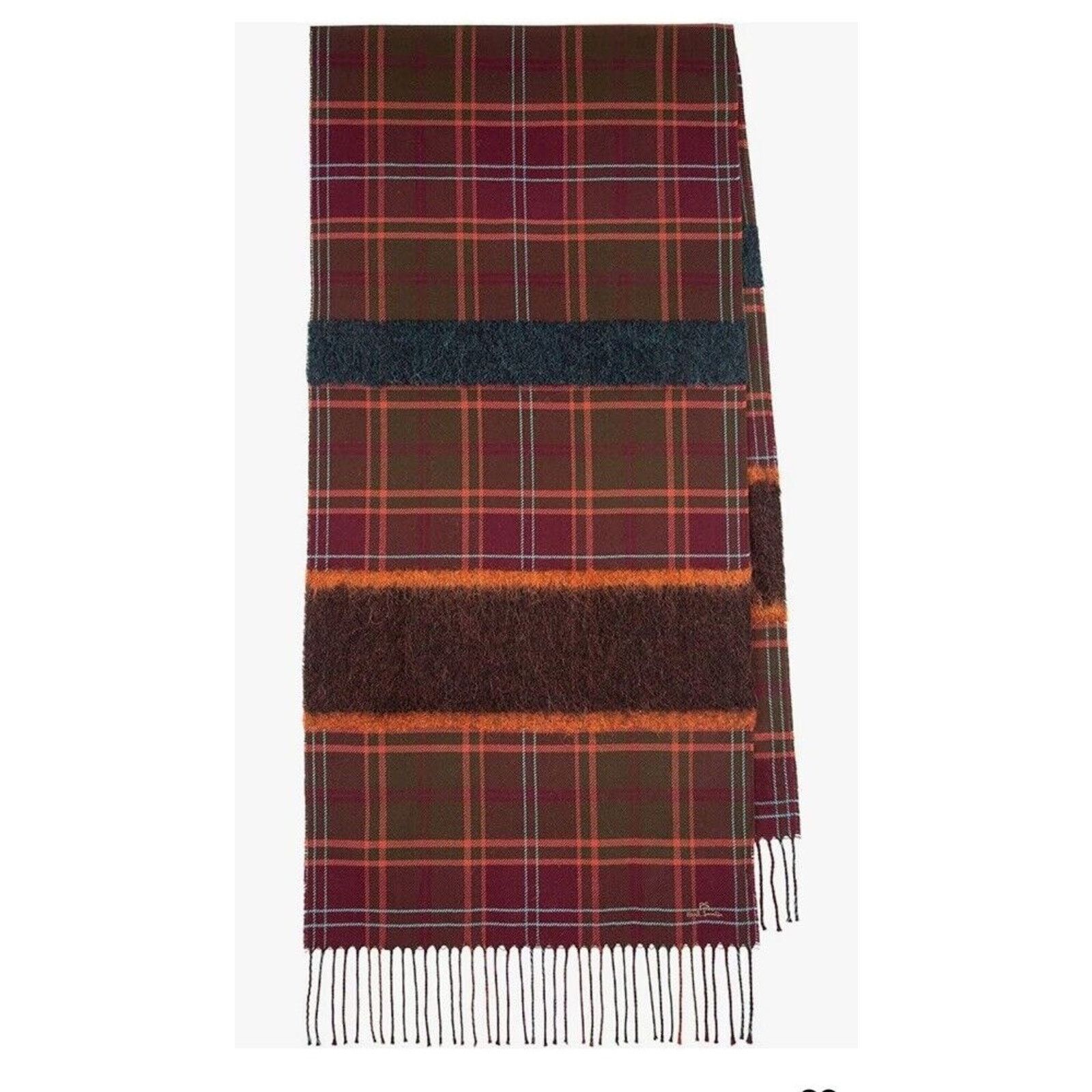 Paul Smith NWT Paul Smith $200 cotton alpaca blend “big check” scarf. Size ONE SIZE - 1 Thumbnail