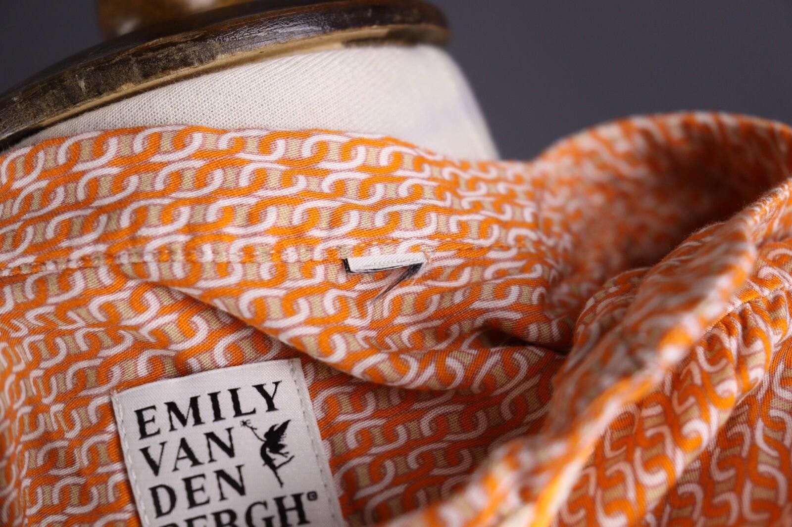 Designer Emily Van Den Bergh Orange All Over Top Shirt Size M Size M / US 6-8 / IT 42-44 - 11 Thumbnail