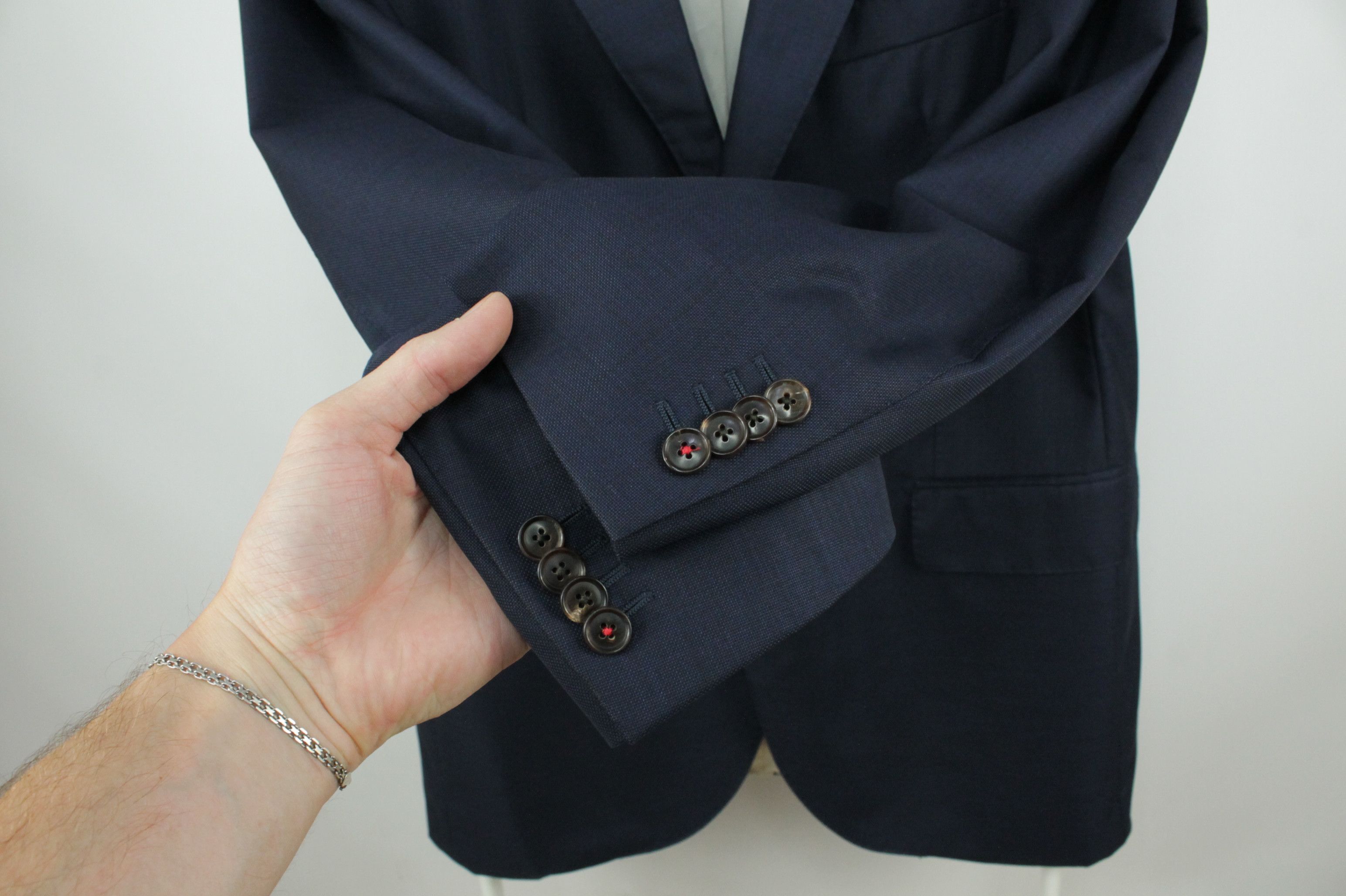 Suitsupply Suitsupply Hartford Ethomas Super 150 Slim Fit Blazer Jacket Size US L / EU 52-54 / 3 - 3 Thumbnail