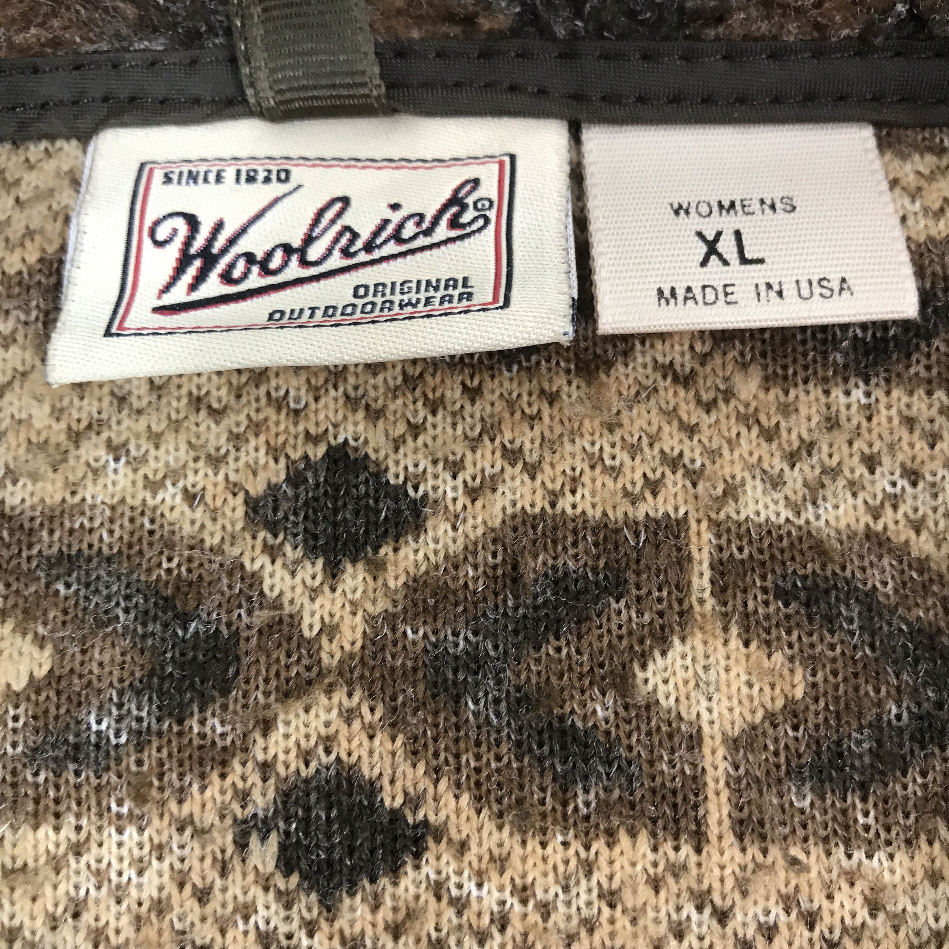 Woolrich Woolen Mills Vtg Woolrich Fleece Navajo Half Zipper sweater jacket Size XL / US 12-14 / IT 48-50 - 10 Thumbnail