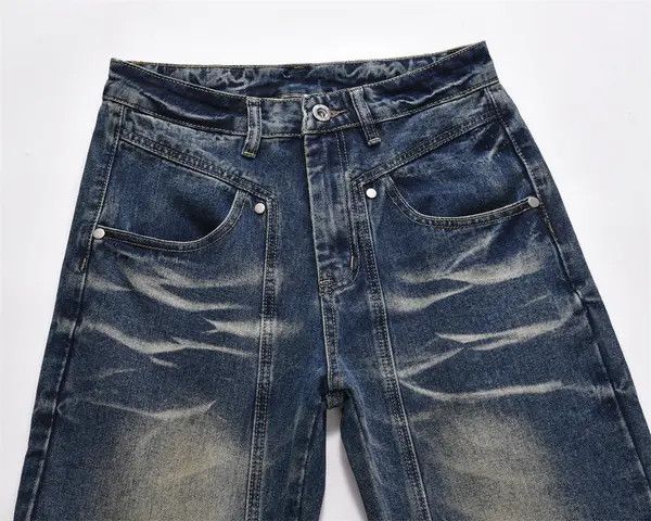 VIBE American high street ripple washed jeans Size US 32 / EU 48 - 3 Thumbnail