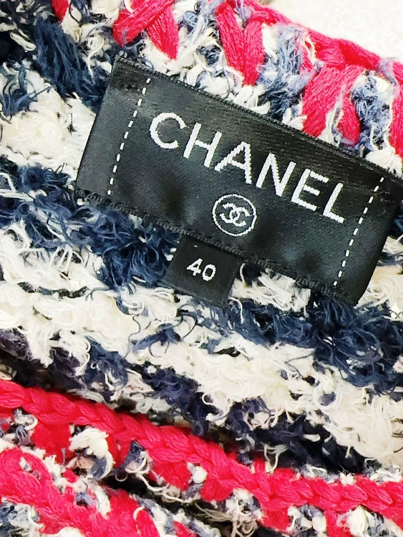 Chanel Chanel 21C early spring show blue and white thousand-bird Size S / US 4 / IT 40 - 6 Thumbnail