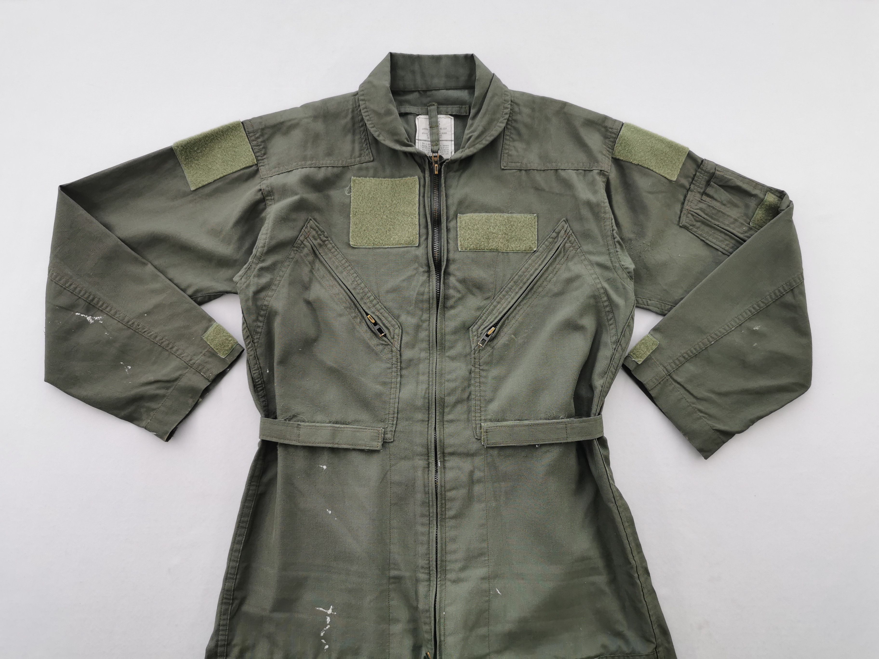 Vintage Distressed Vintage 80s US Army Flyer's CWU-27P Coveralls Size US 32 / EU 48 - 4 Thumbnail