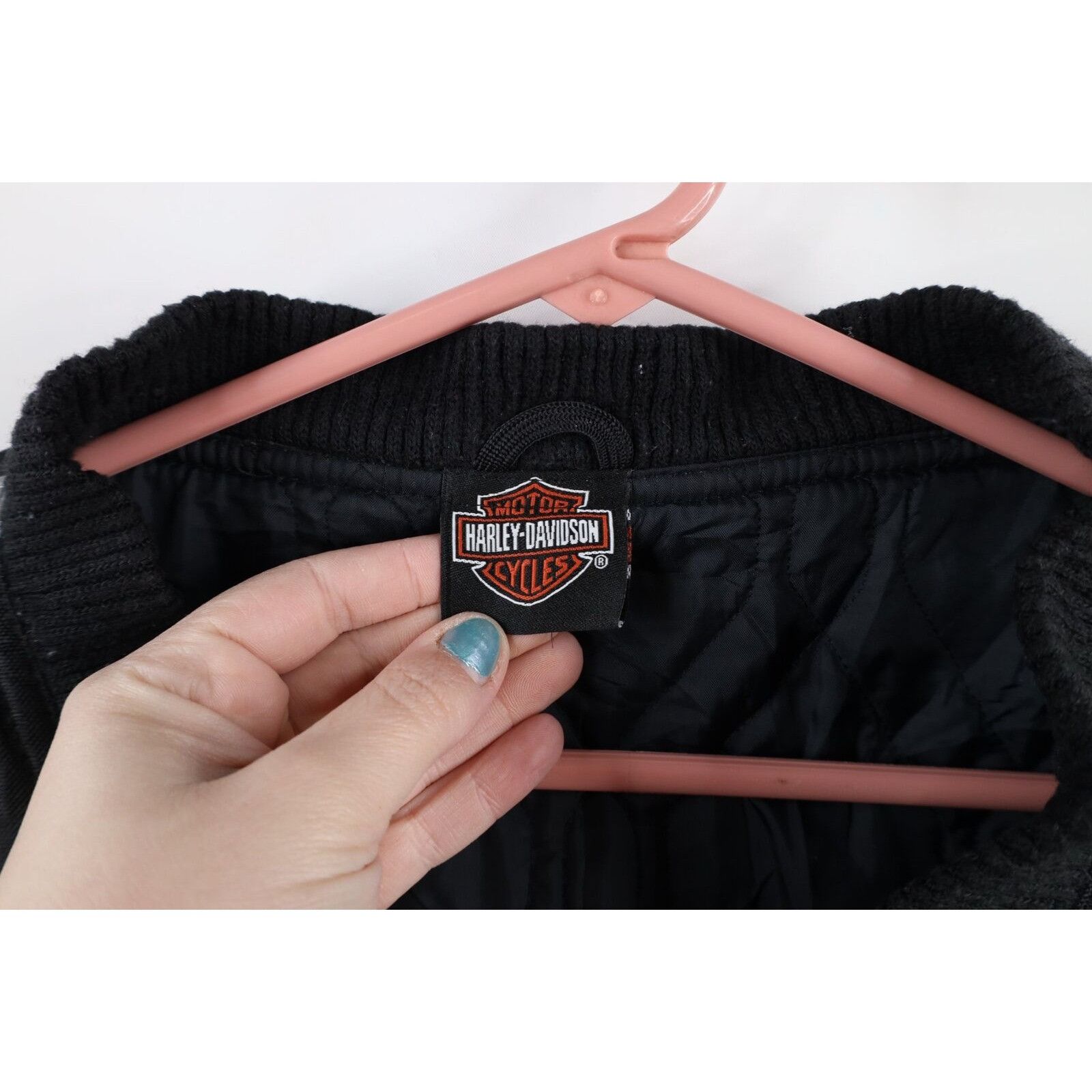 Harley Davidson × Vintage Vintage Harley Davidson Canada Quilted Bomber Jacket 3XL Size US XXL / EU 58 / 5 - 12 Thumbnail