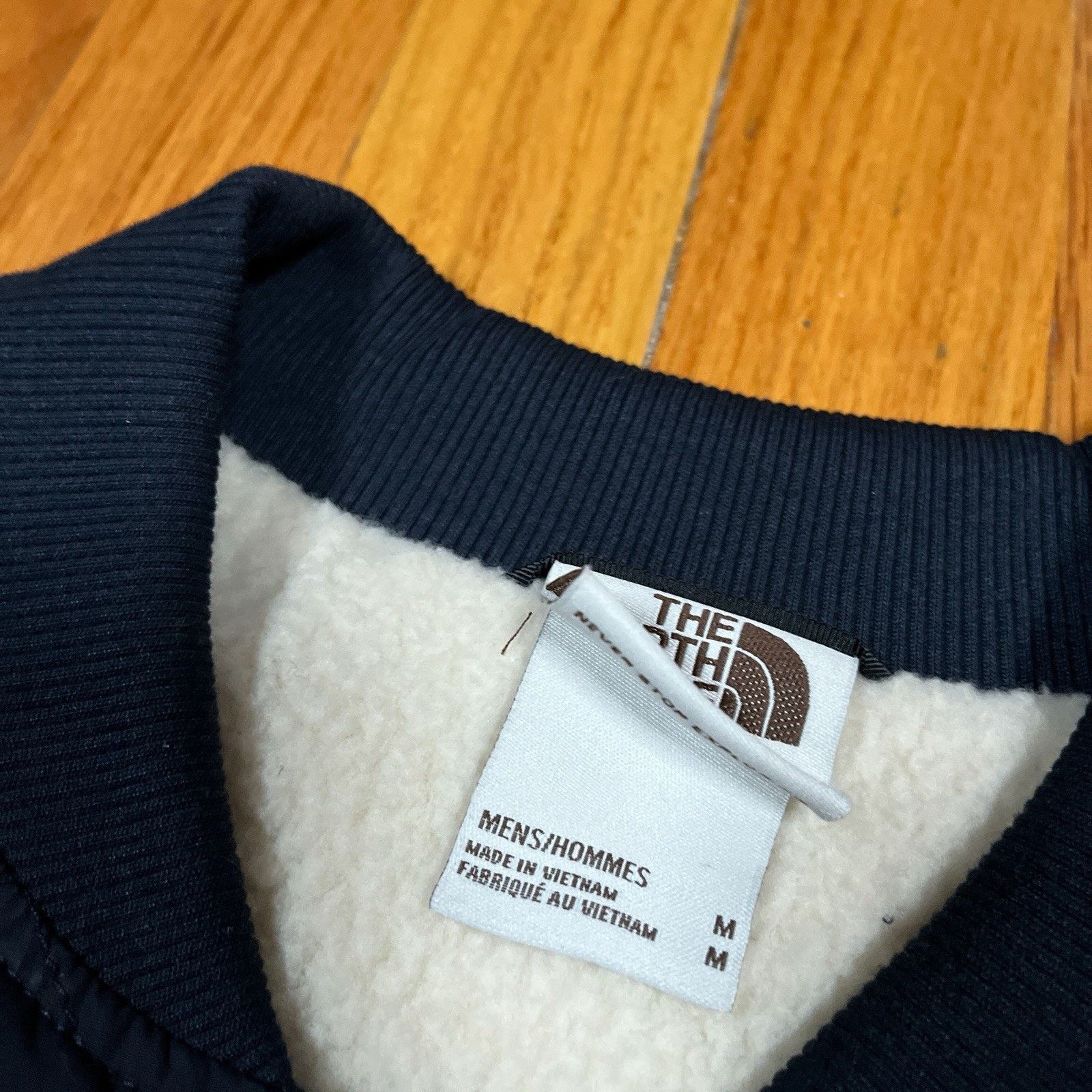 The North Face North Face Cuchillo Vest Quilted Navy Blue Sherpa Lined Size US M / EU 48-50 / 2 - 3 Thumbnail