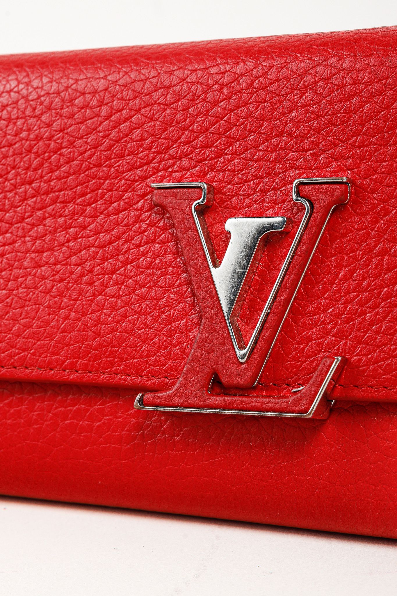 Louis Vuitton Louis Vuitton Capucines Taurillon Leather Continental Wallet Size ONE SIZE - 6 Thumbnail