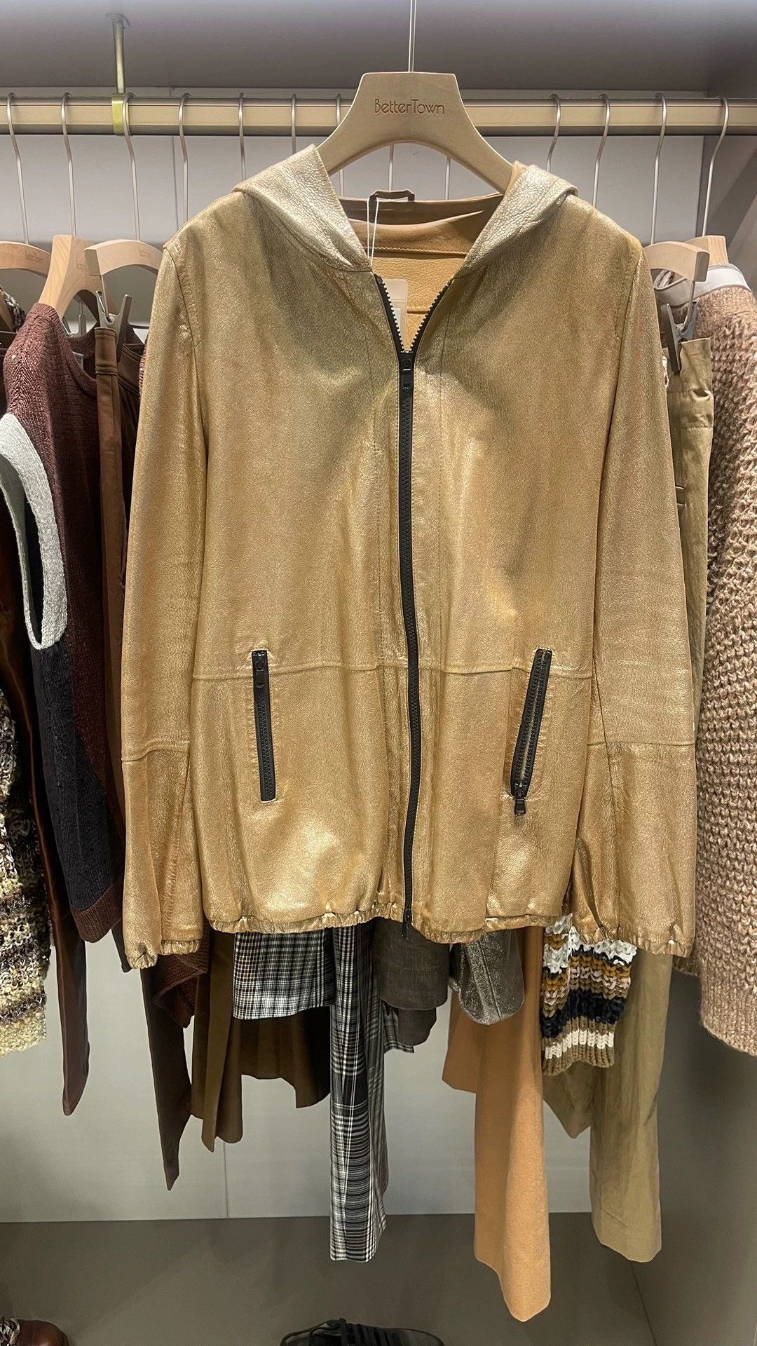 Brunello Cucinelli Brunello Cucinelli Leather Hooded Jacket - dmc Size US M / EU 48-50 / 2 - 1 Thumbnail