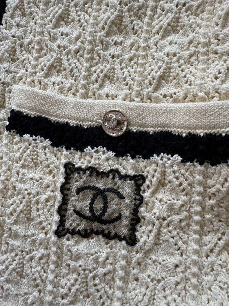 Chanel Chanel Off-white cardigan coat Size XS / US 0-2 / IT 36-38 - 4 Thumbnail