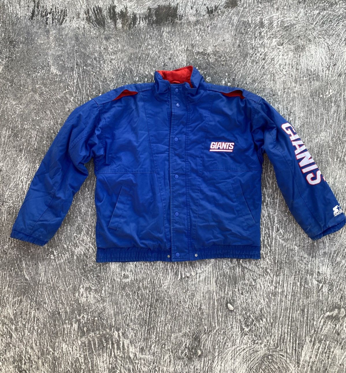 Starter Vintage jacket NY Giants NFL Size US L / EU 52-54 / 3 - 1 Thumbnail
