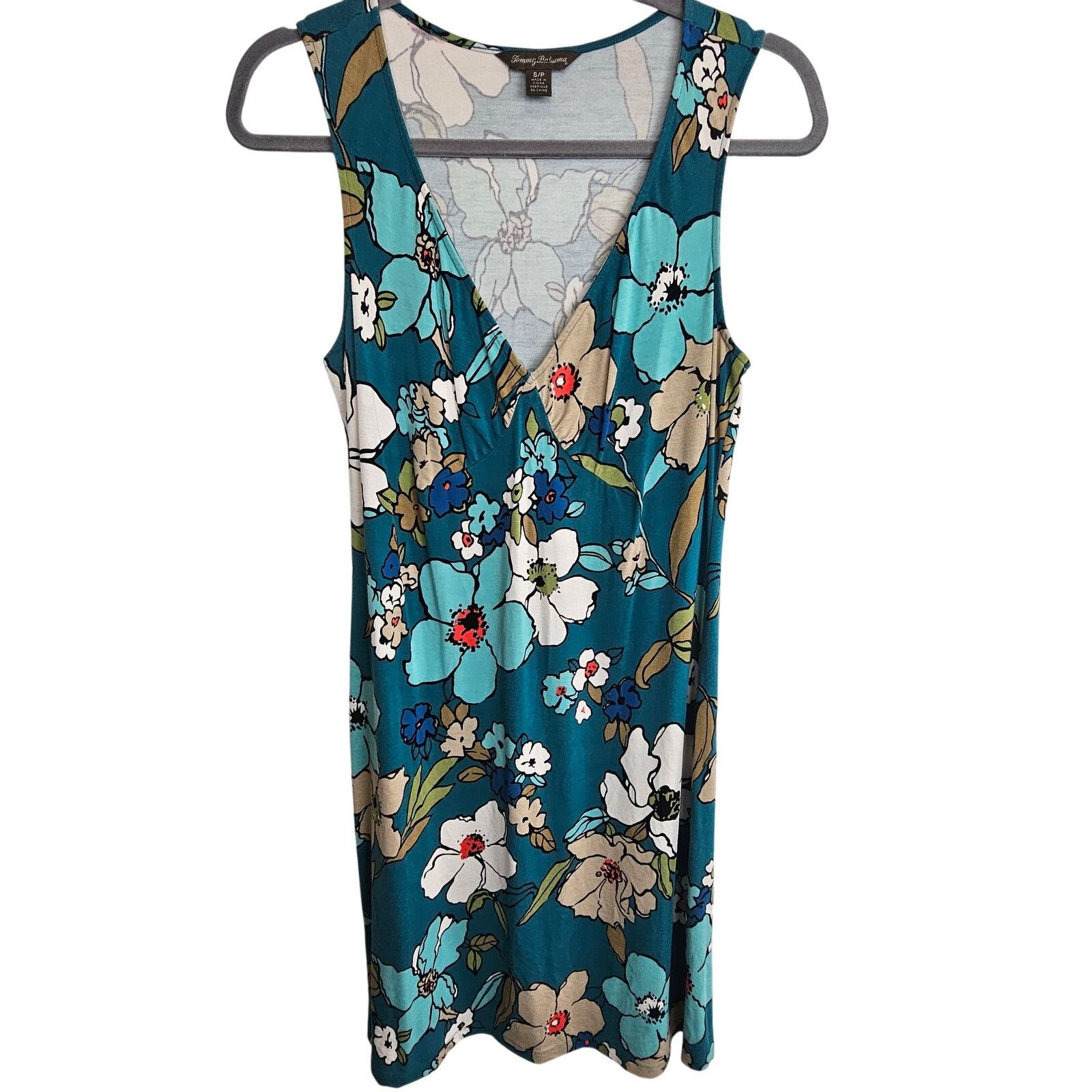 Tommy Bahama Tommy Bahama Womens Floral Dress Sz S Stretch Beach Vacation Size S / US 4 / IT 40 - 1 Thumbnail