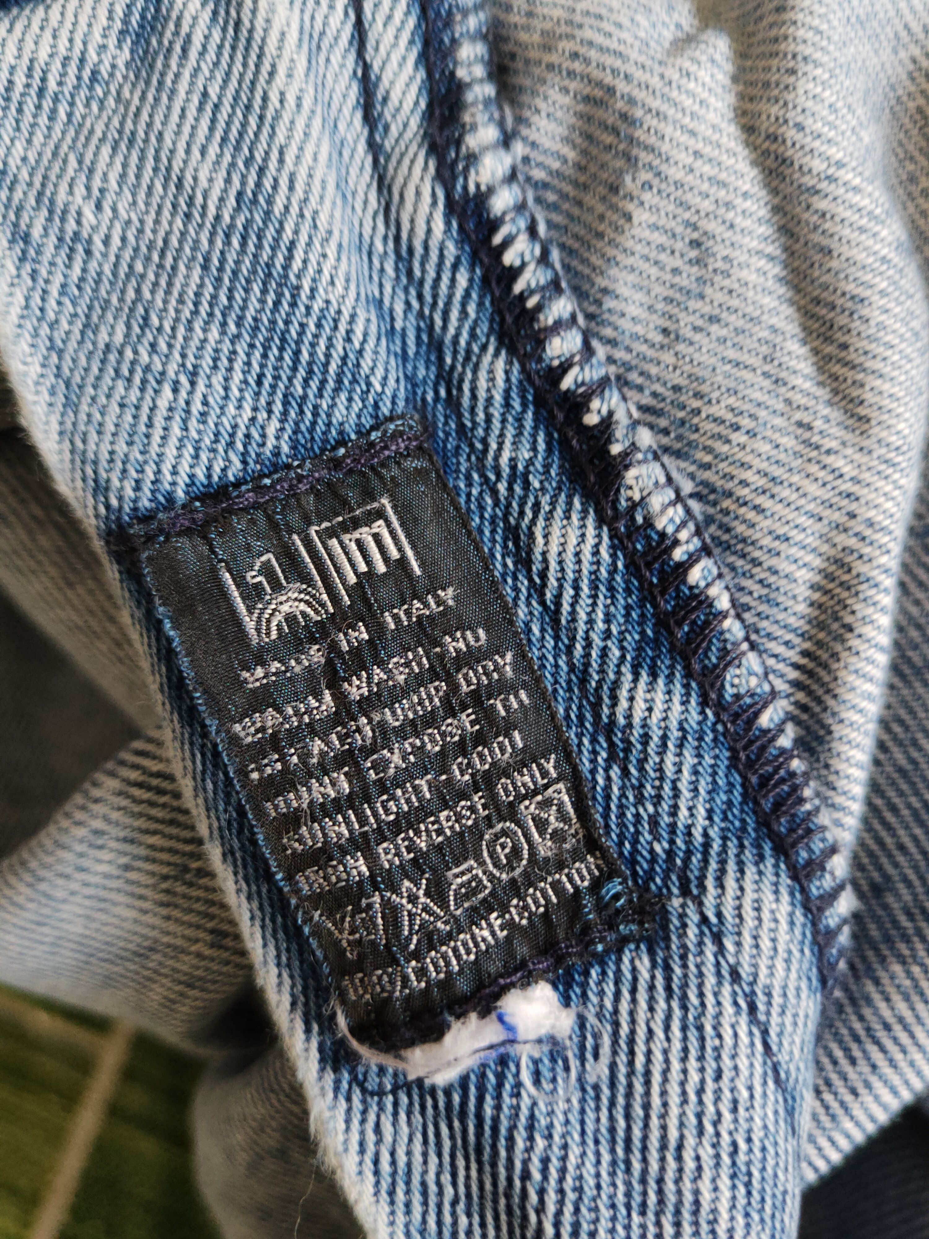 Vintage 18v18 Blue italy vintage Distressed Ripped Jeans #S1628 Size US 29 - 18 Thumbnail