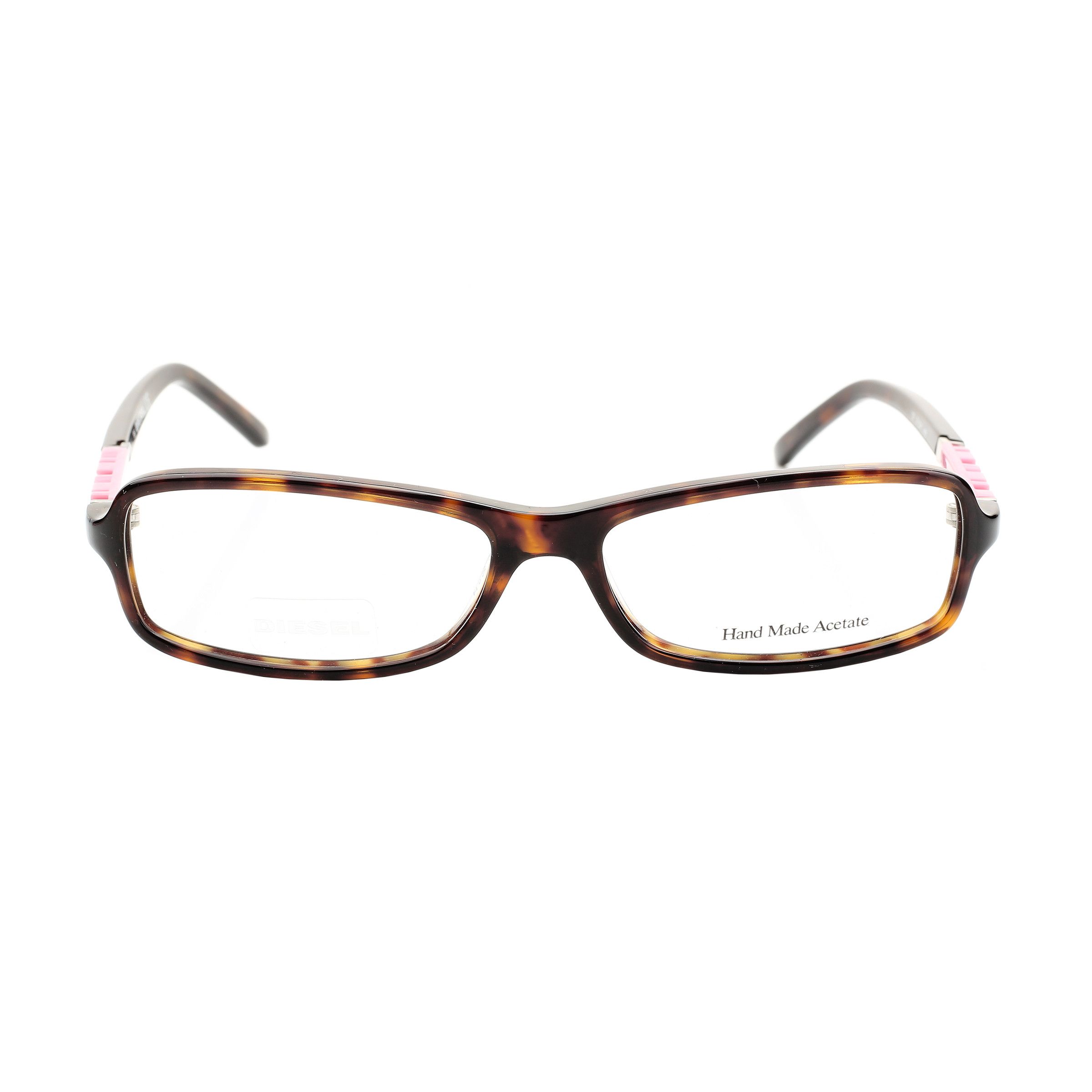 Diesel Diesel '00s Pink Signature Havana Brown Recatngular Glasses Size ONE SIZE - 2 Thumbnail