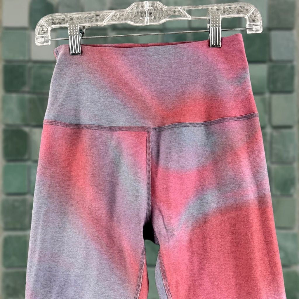 Beyond Yoga Beyond Yoga Leggings Womens M Pink Purple Space Dye High Waisted Activewear Size 32" / US 10 / IT 46 - 1 Thumbnail