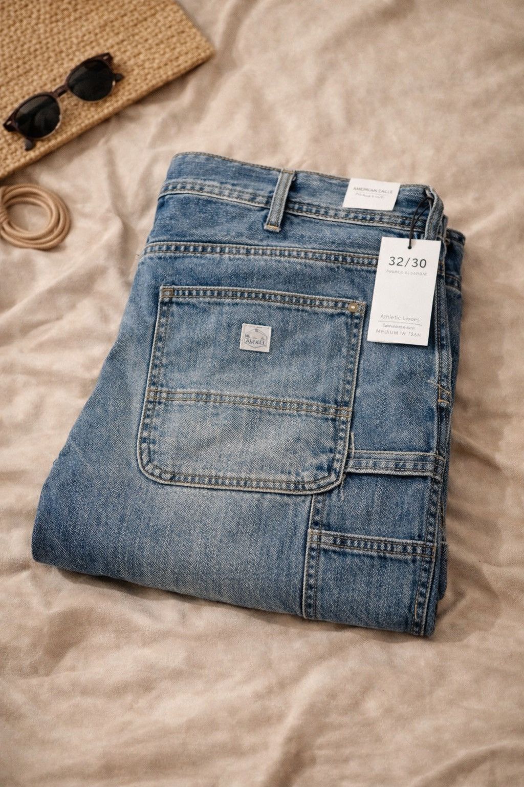 American Eagle Outfitters American Eagle Athletic Loose Carpenter Jeans 32x30 Size US 32 / EU 48 - 2 Thumbnail