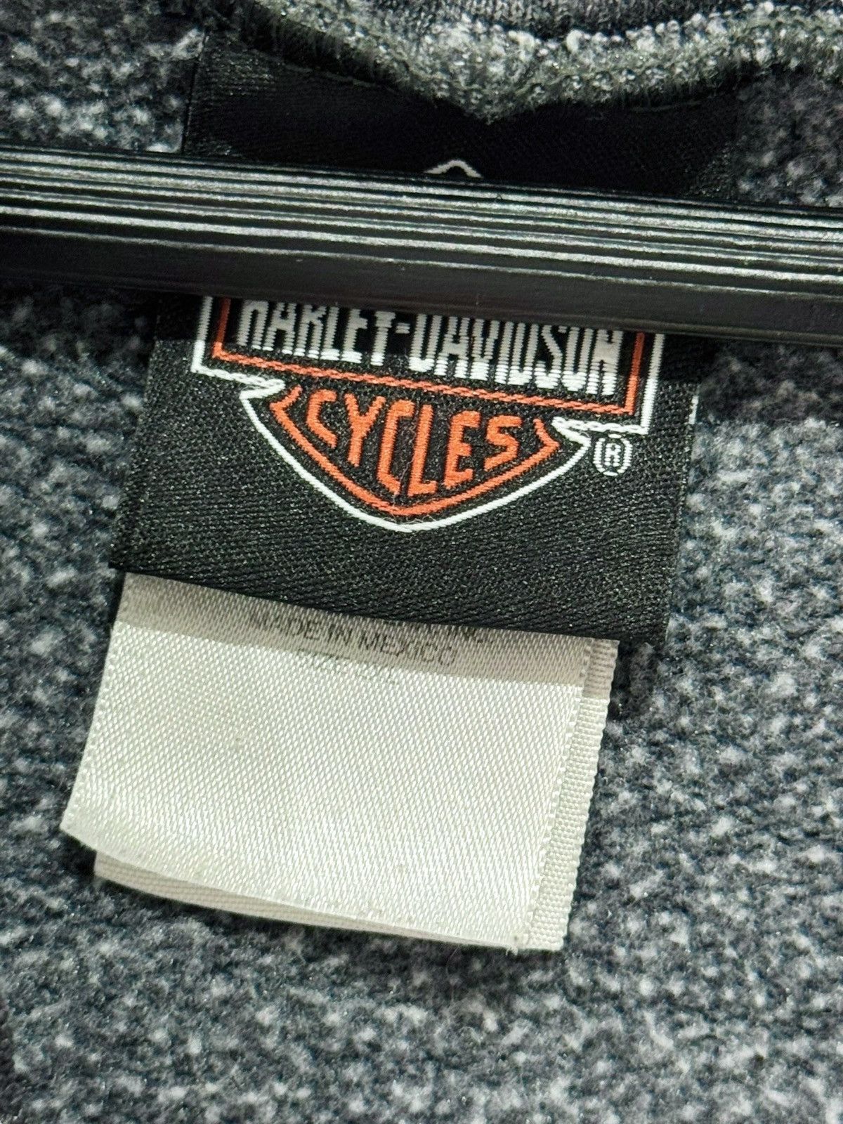 Harley Davidson Thrashed and Faded Harley Davidson Flame Vintage Zip Hoodie Size US XXL / EU 58 / 5 - 9 Thumbnail