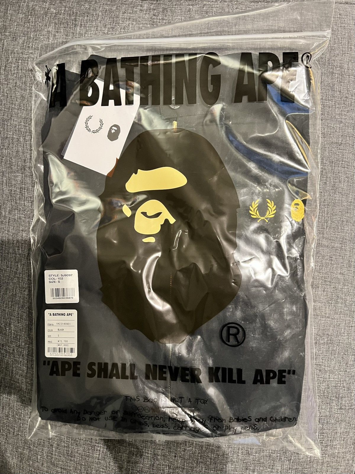 Bape × Fred Perry Bape x Fred Perry Harrington Jacket Size US S / EU 44-46 / 1 - 10 Thumbnail