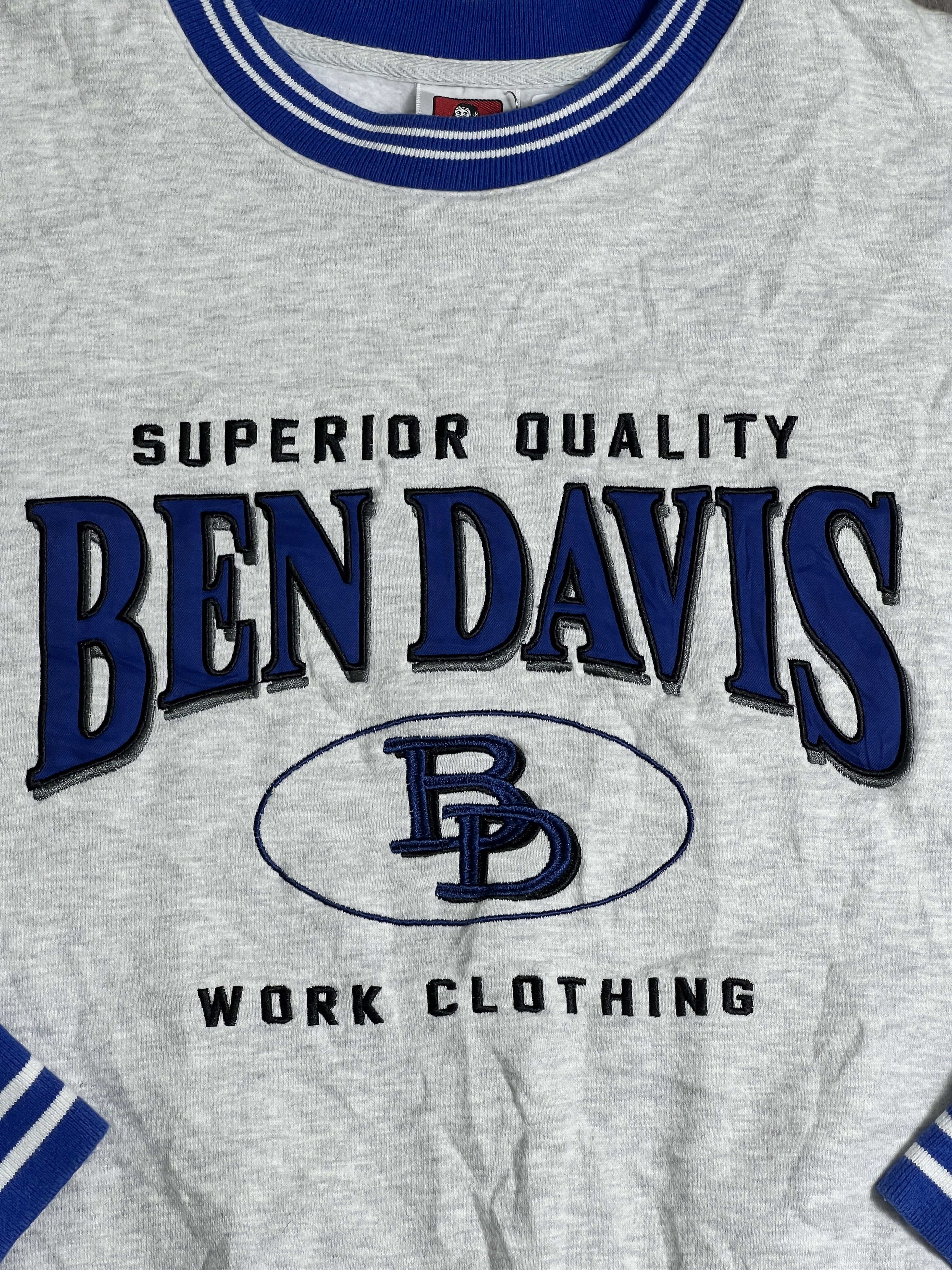 Ben Davis Ben Davis Embroidery Spell Out Sweatshirt (L) JKA190 Size US L / EU 52-54 / 3 - 2 Thumbnail