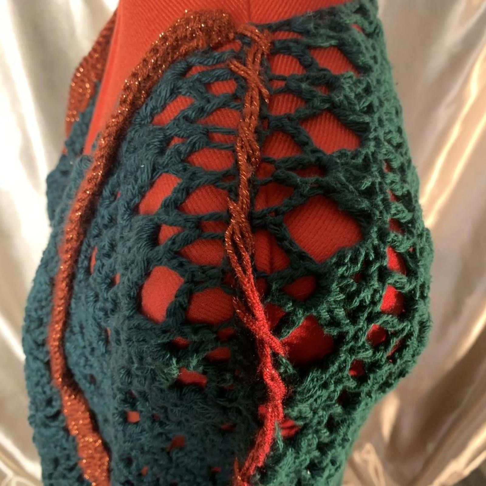 Other Intricate crochet forest green cardigan. Size M / US 6-8 / IT 42-44 - 7 Thumbnail