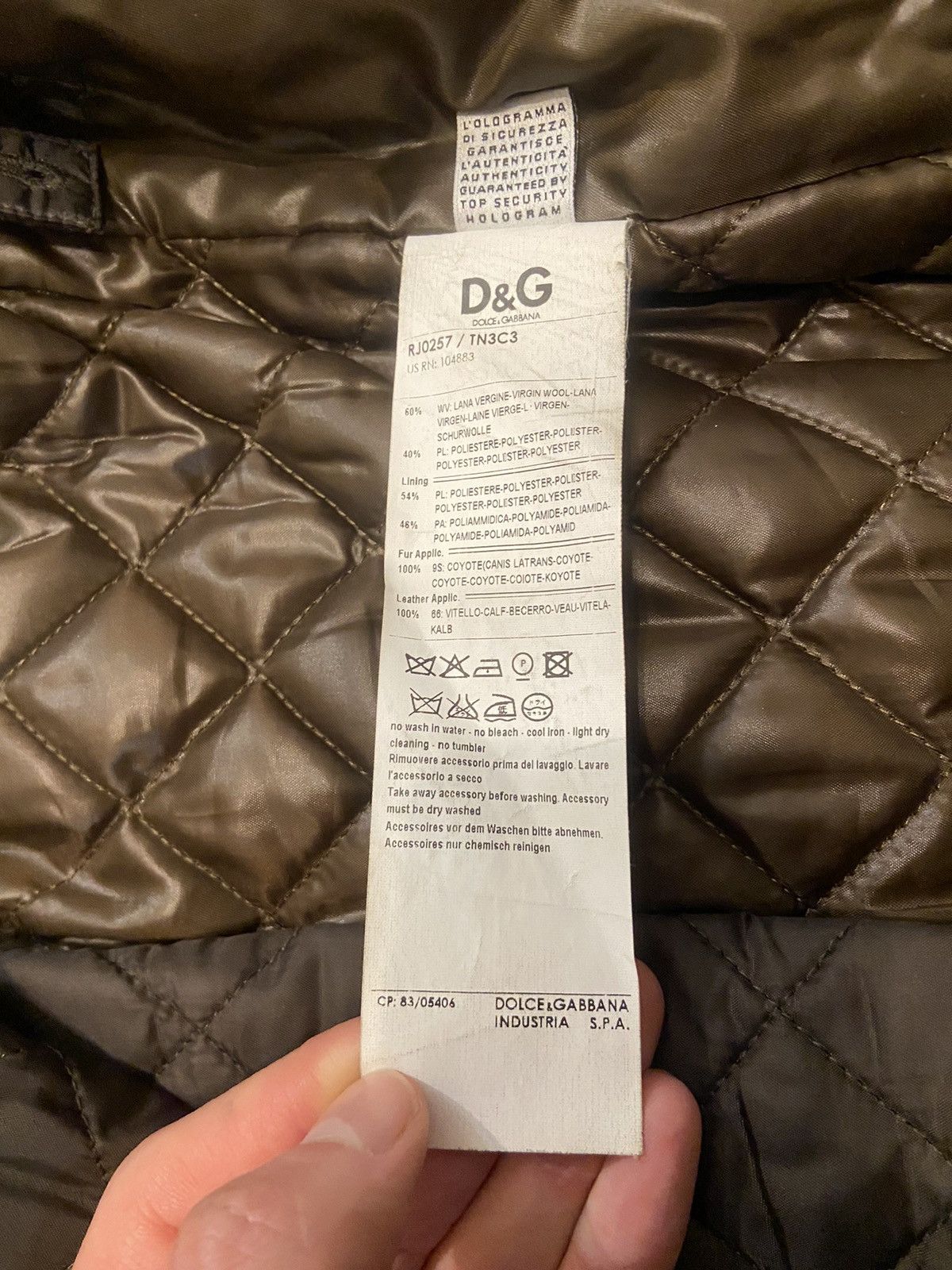 Dolce & Gabbana Dolce & Gabbana wool short coat 2 in 1 Size US L / EU 52-54 / 3 - 10 Thumbnail