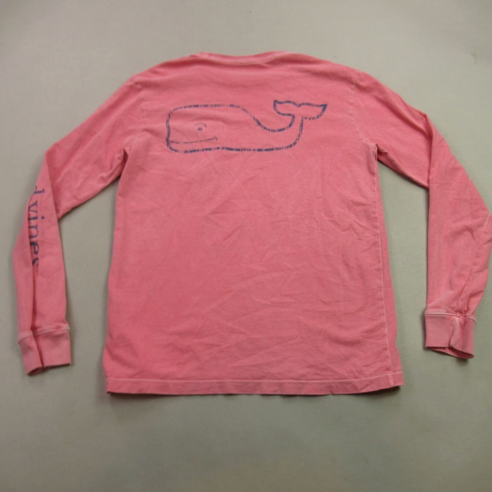 Vineyard Vines Vineyard Vines Shirt Mens XS Pink Long Sleeve Crew Neck Pocket Casual Size US XS / EU 42 / 0 - 5 Thumbnail