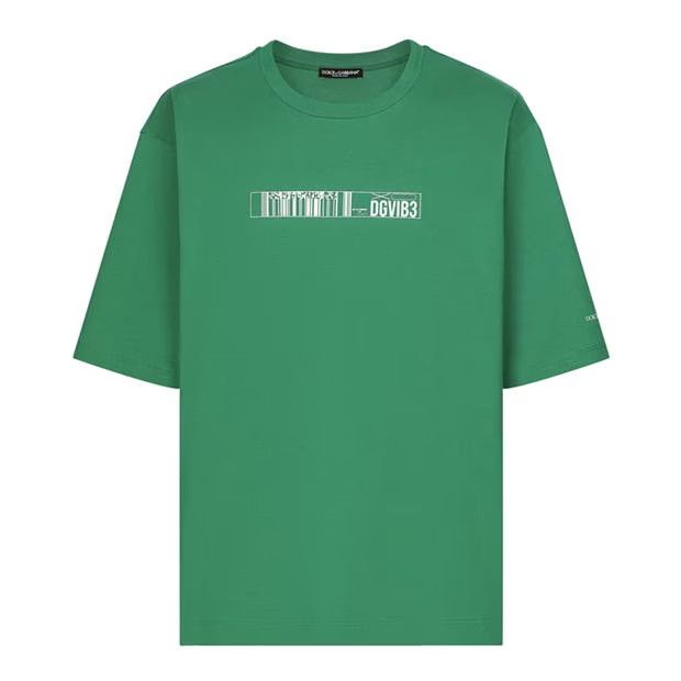 image of Dolce Gabbana O1G2R1Mq0324 T-Shirts In Green, Men's (Size XL)