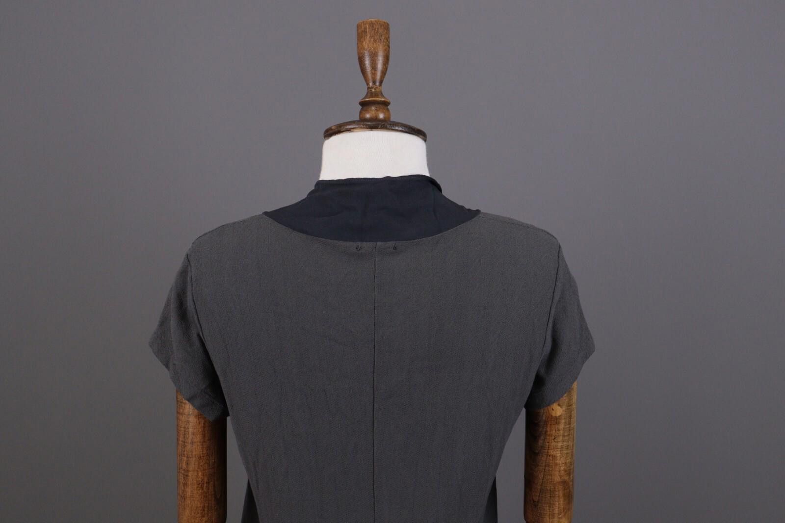 Designer Transit Par Such 212 Gray Summer Top Shirt Size 3 / L Size M / US 6-8 / IT 42-44 - 10 Thumbnail