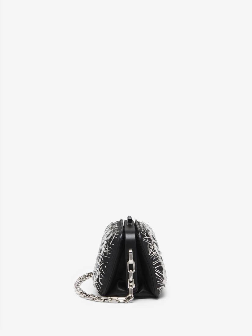 Alexander McQueen o1w1db10925 Size: OS/Pinch Clutch in Black/White Size ONE SIZE - 3 Thumbnail
